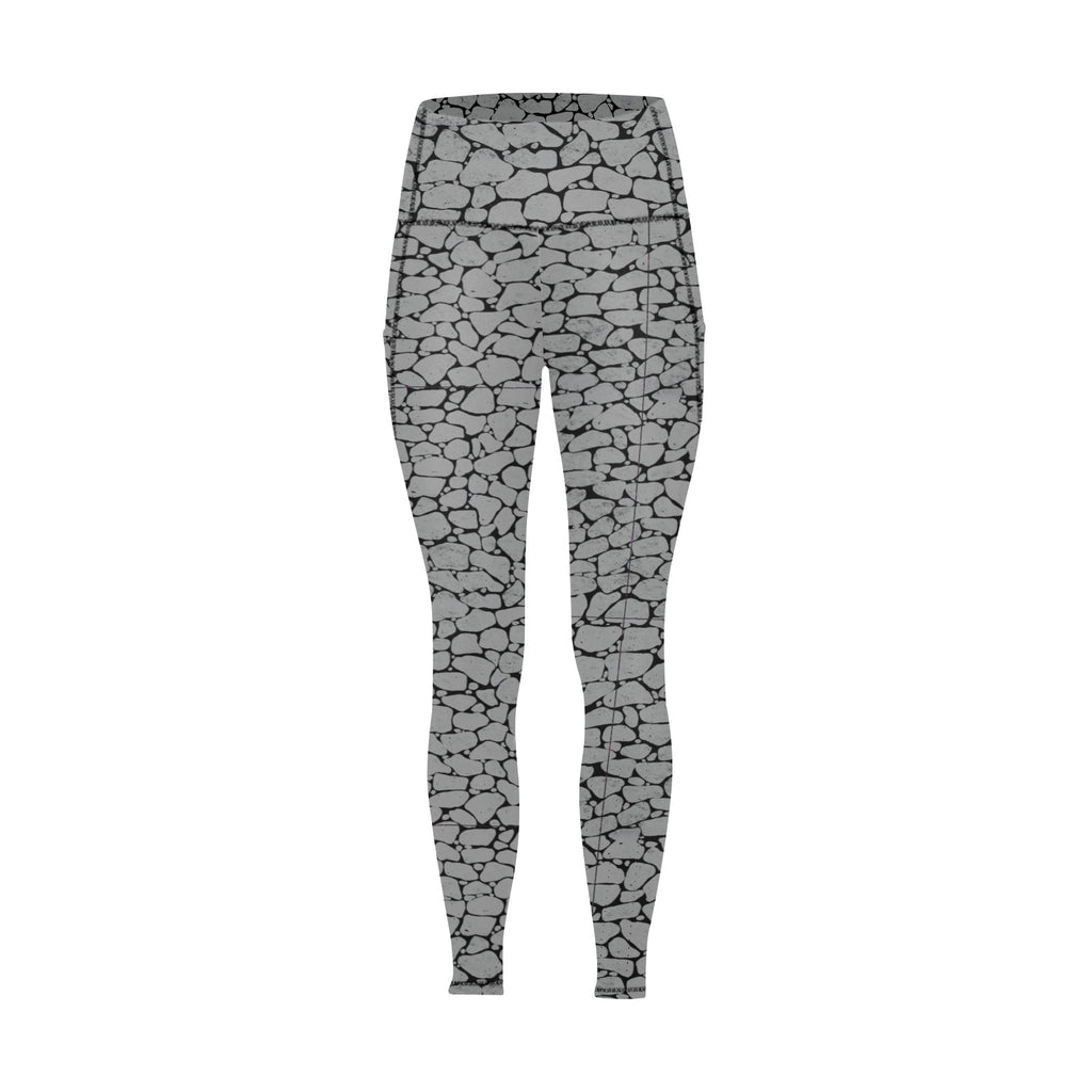 Cobblestone High Waist Leggings with Pockets