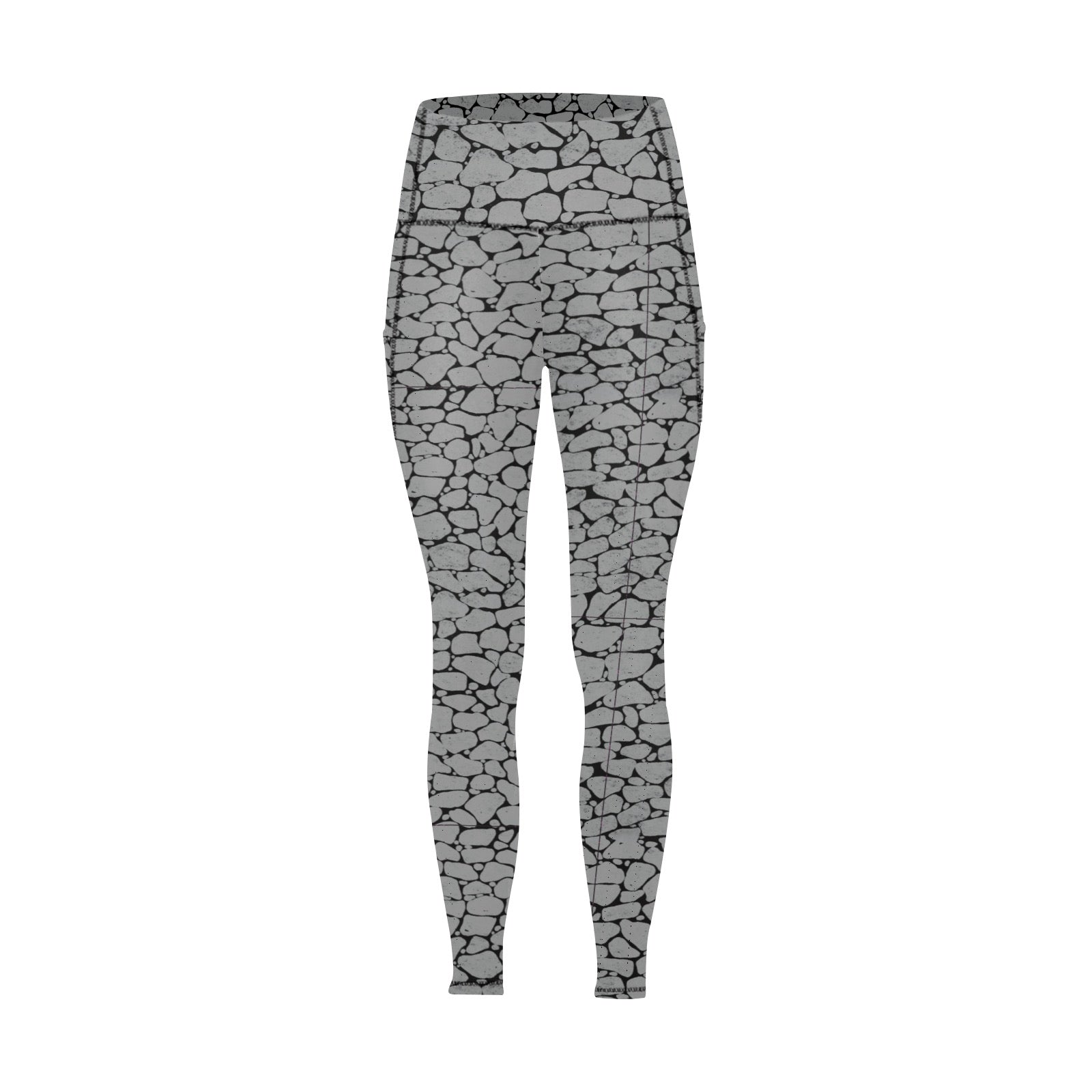 Cobblestone High Waist Leggings with Pockets