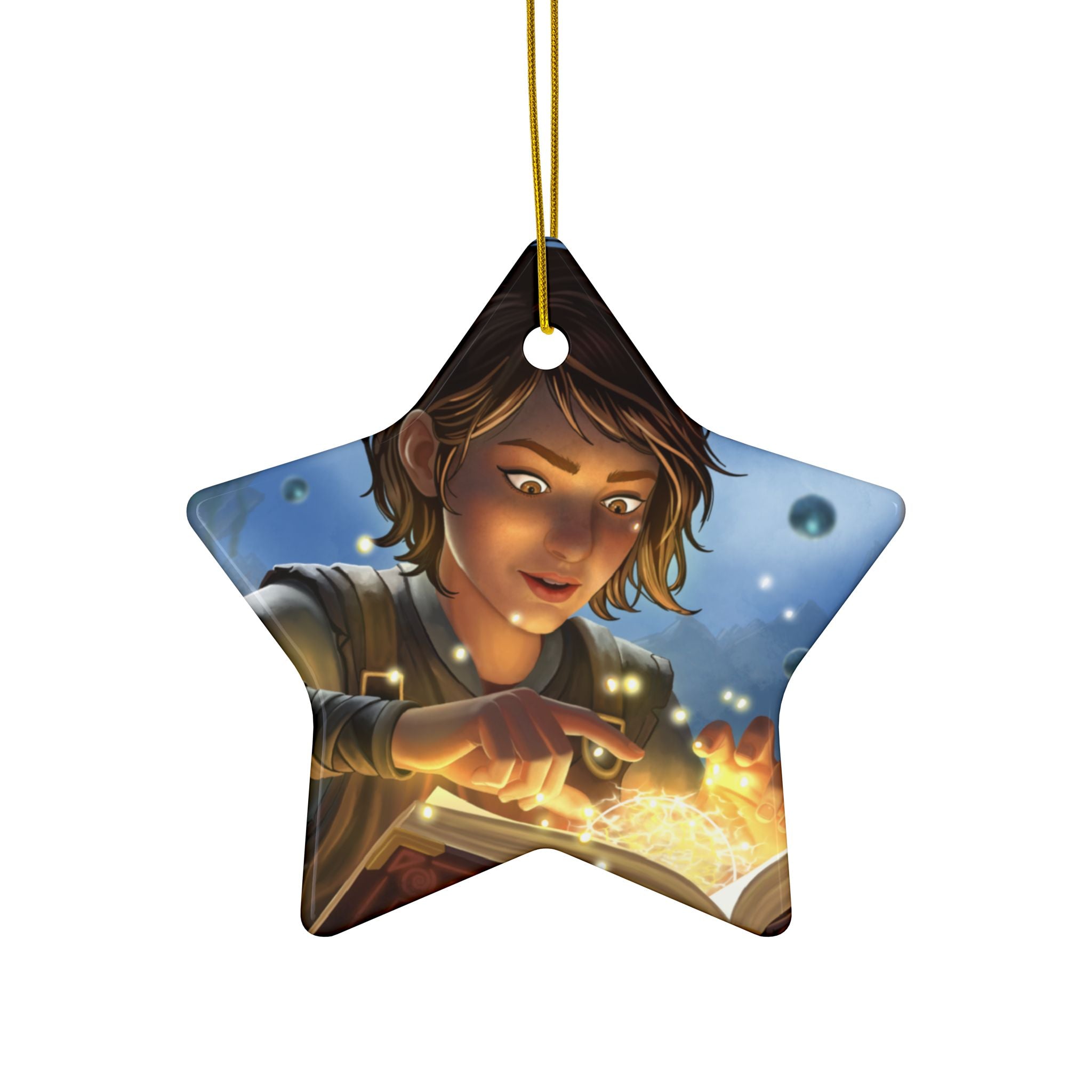 SpellCaster Ceramic Ornaments