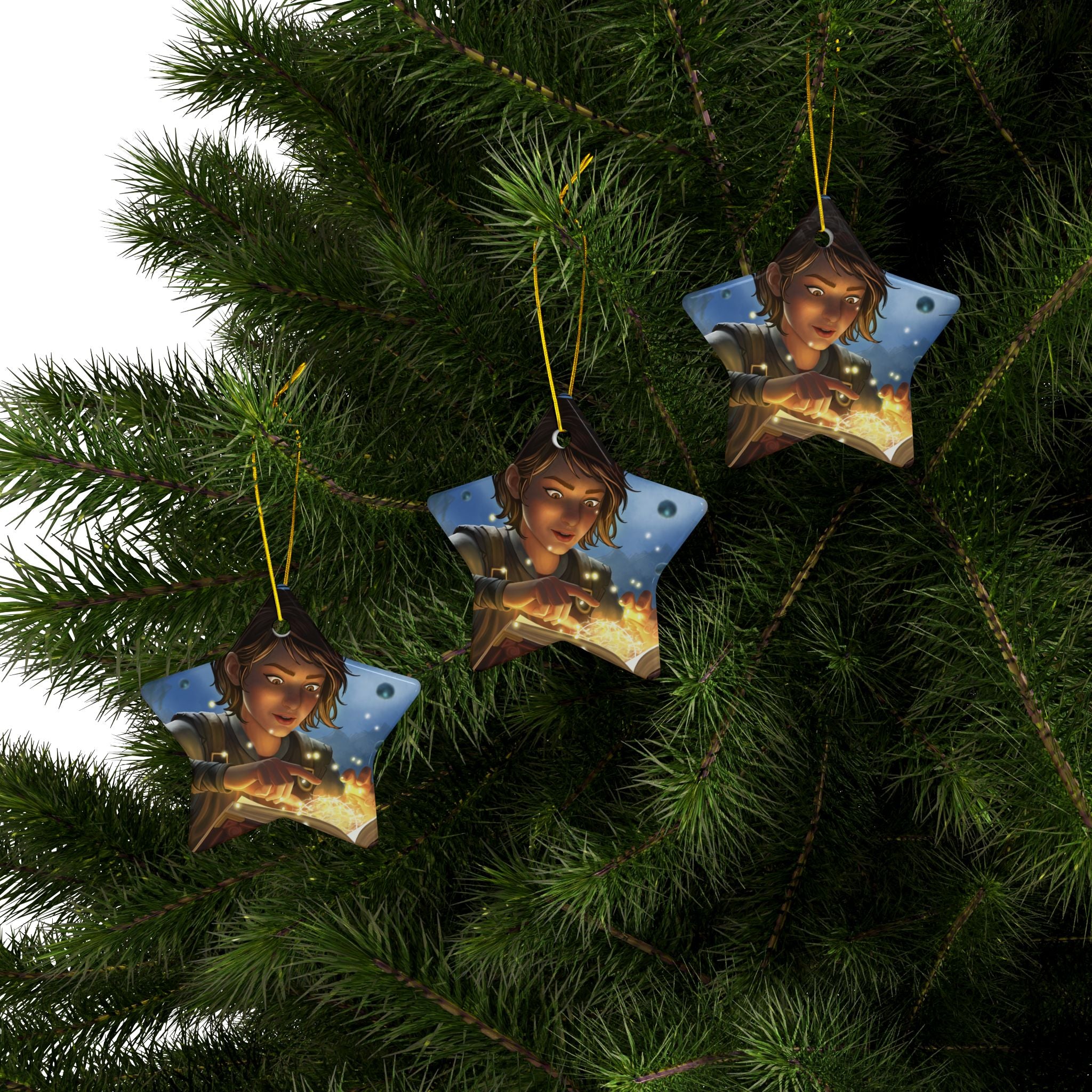 SpellCaster Ceramic Ornaments