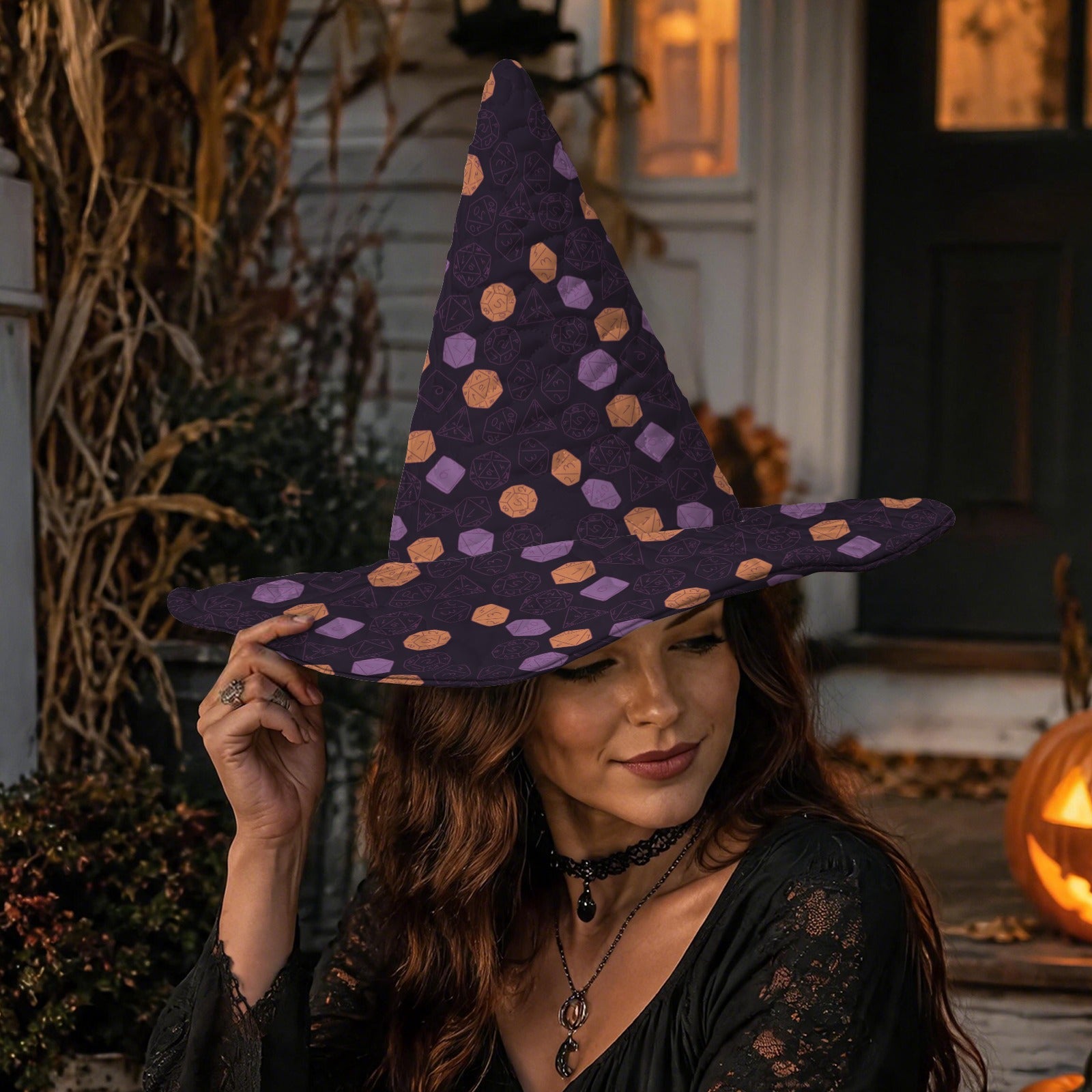 Witches Dice Hat Quilted Witch Hat