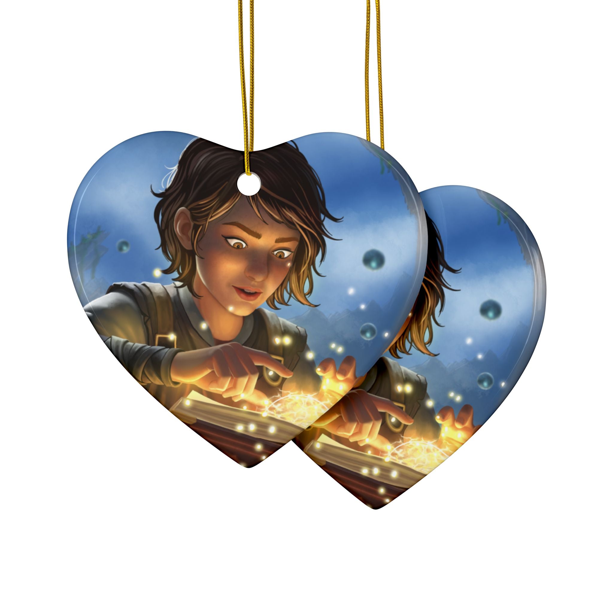 SpellCaster Ceramic Ornaments