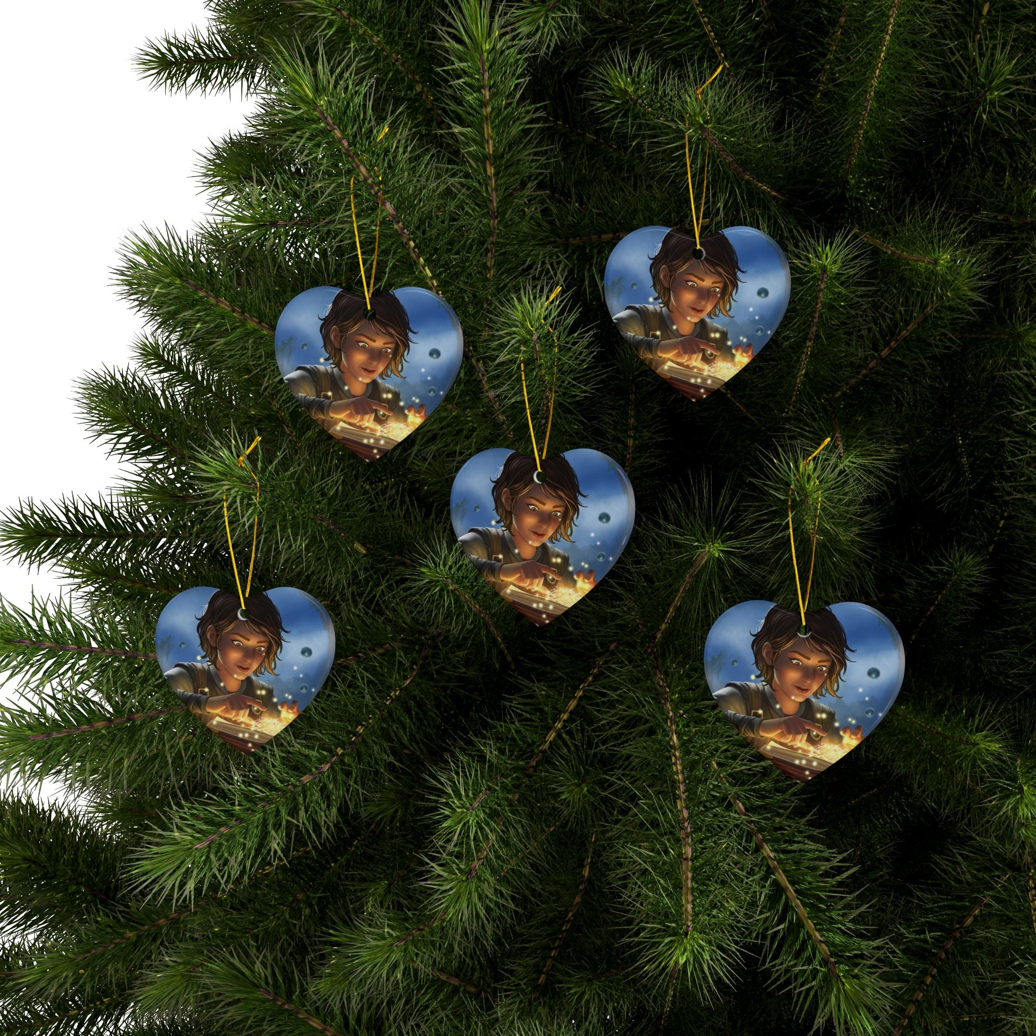 SpellCaster Ceramic Ornaments