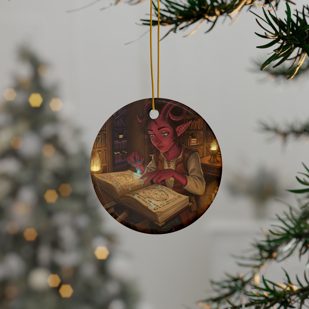 Tiefling Ceramic Ornaments