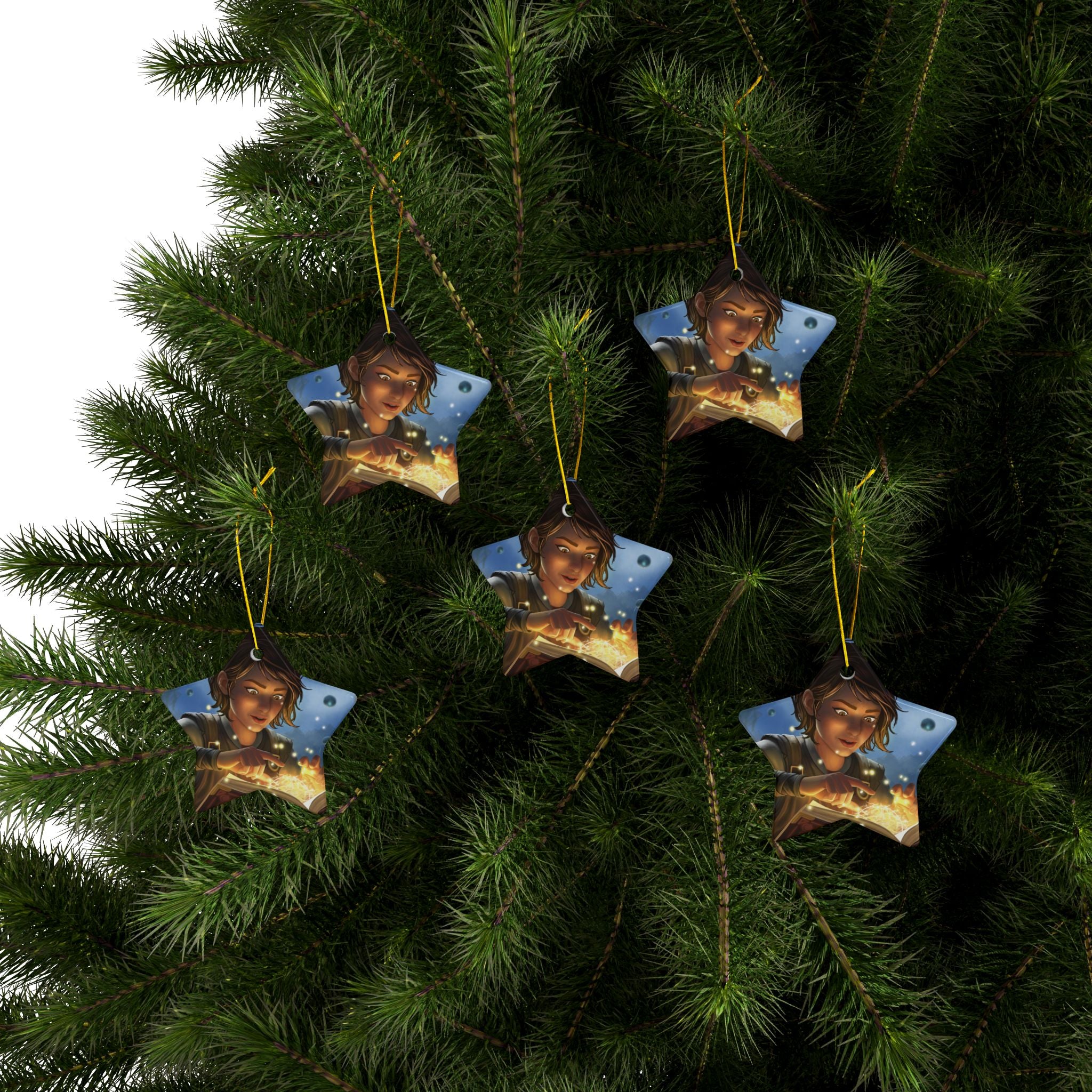 SpellCaster Ceramic Ornaments