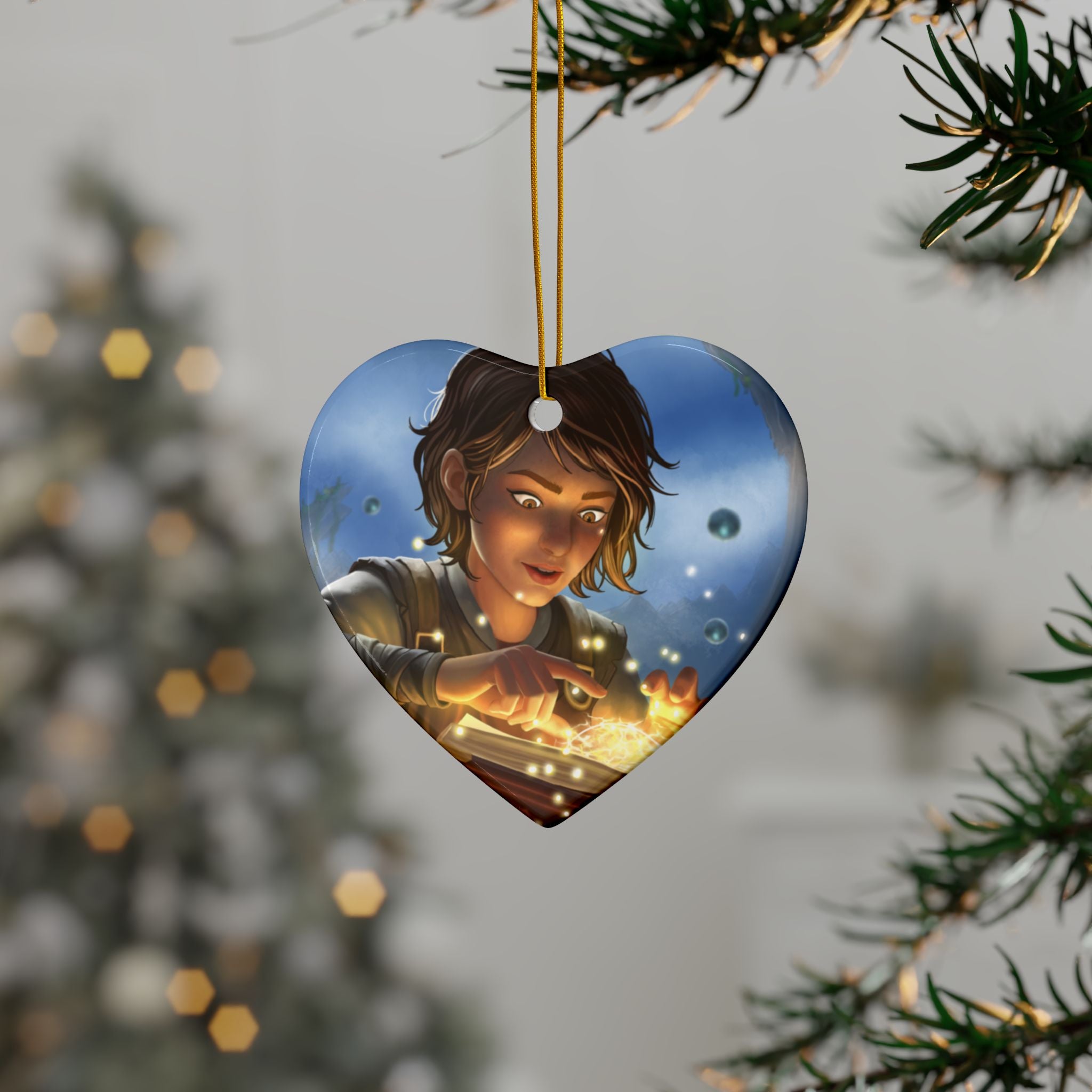 SpellCaster Ceramic Ornaments