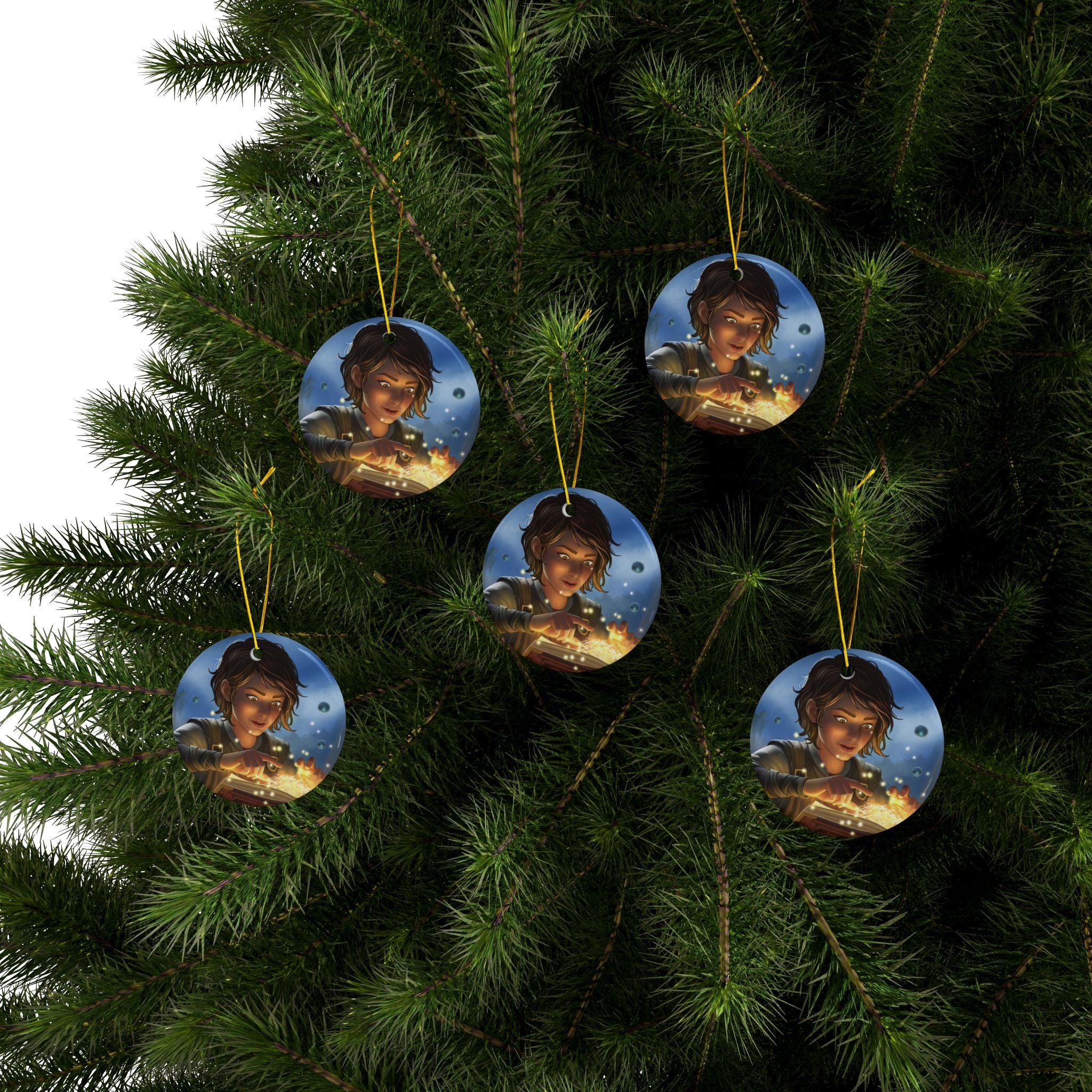 SpellCaster Ceramic Ornaments