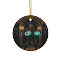 Mage Fighter Ceramic Ornaments