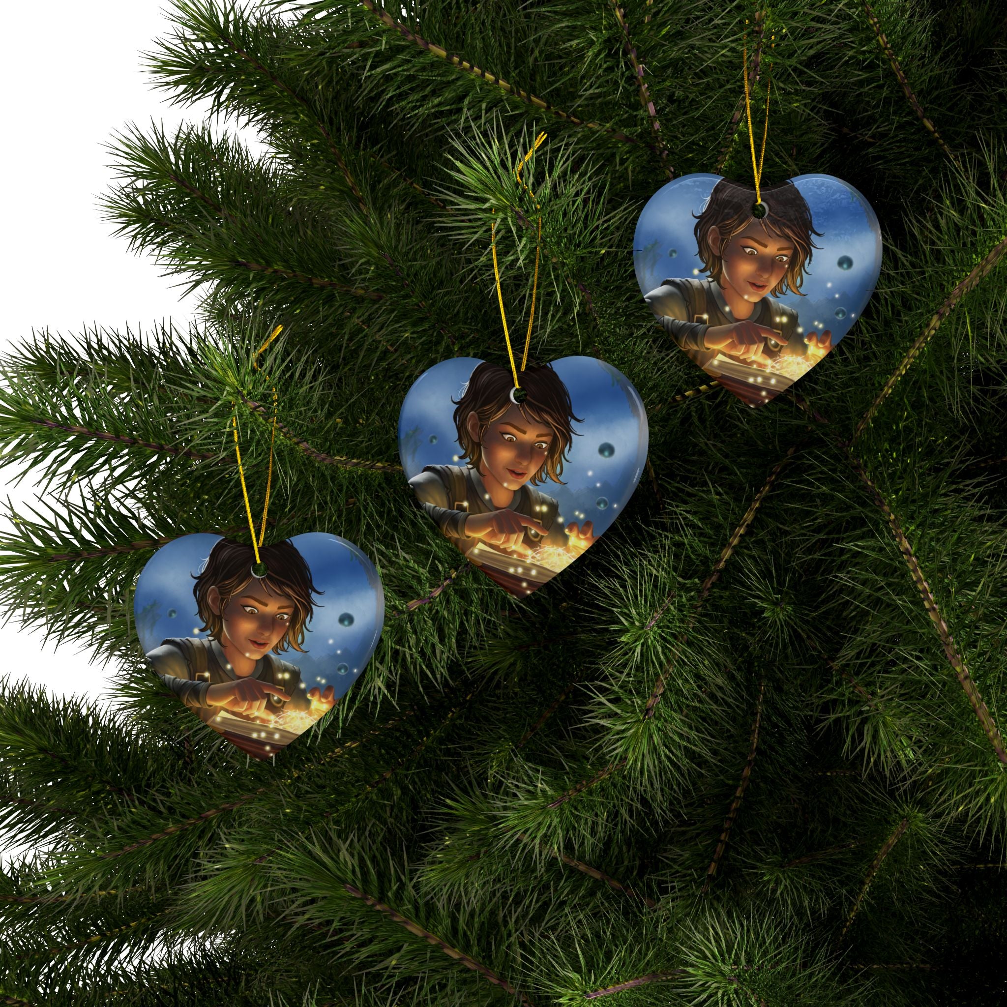 SpellCaster Ceramic Ornaments