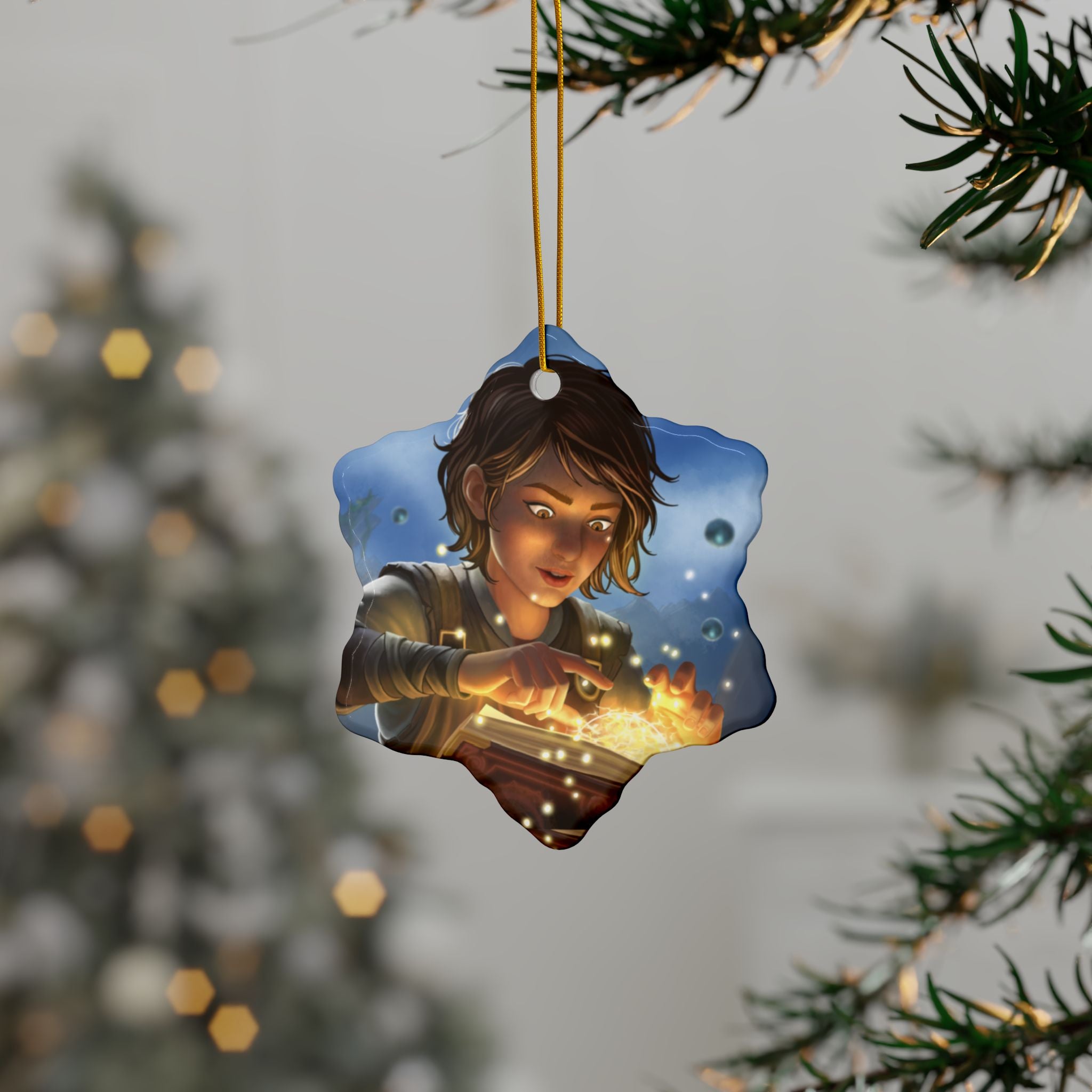 SpellCaster Ceramic Ornaments