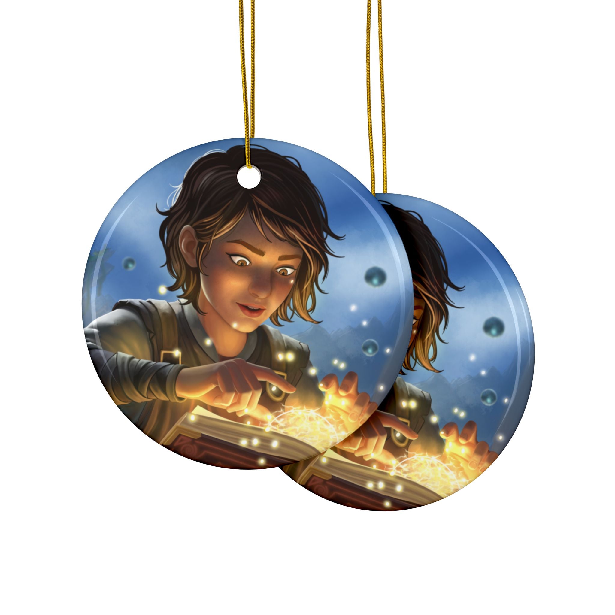 SpellCaster Ceramic Ornaments