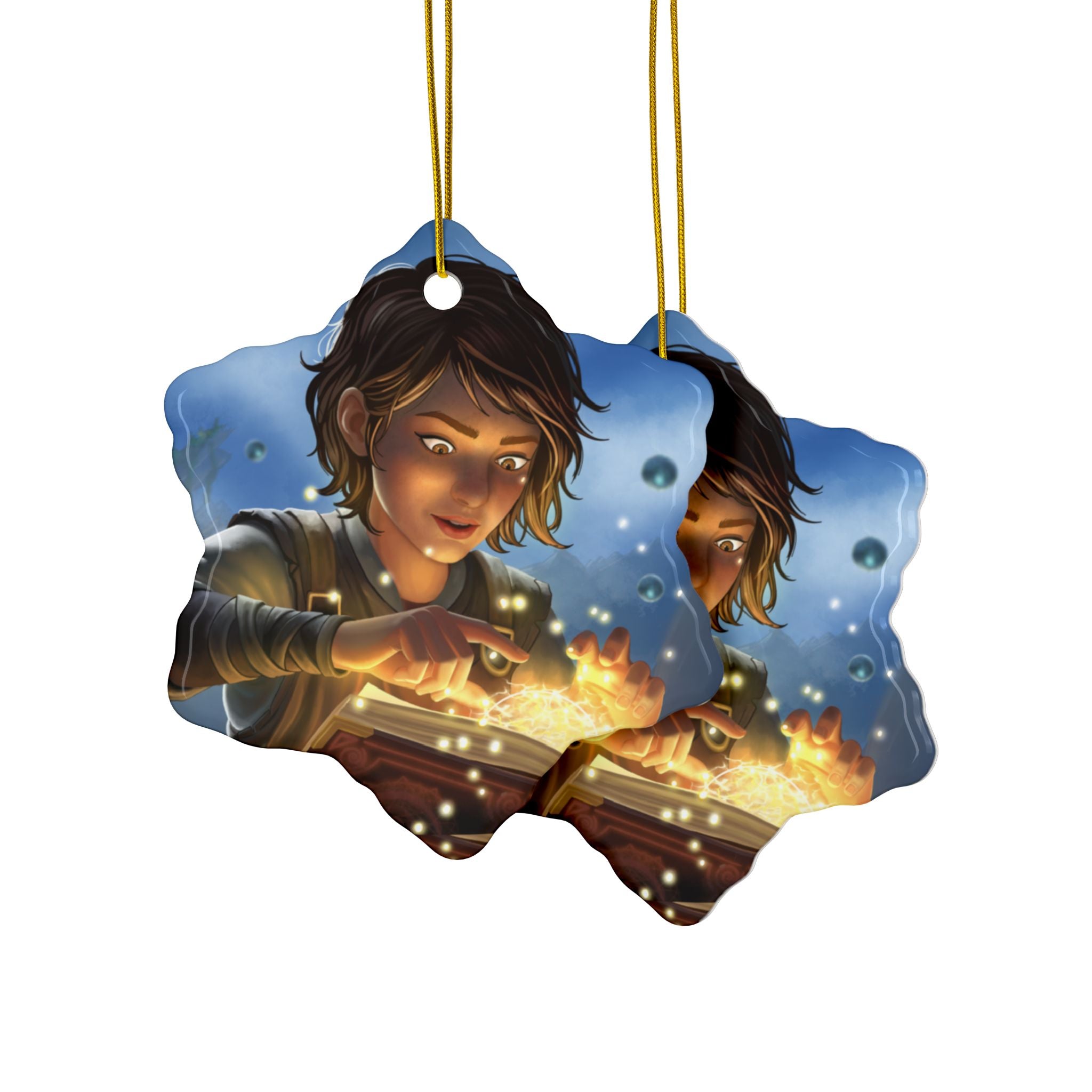 SpellCaster Ceramic Ornaments