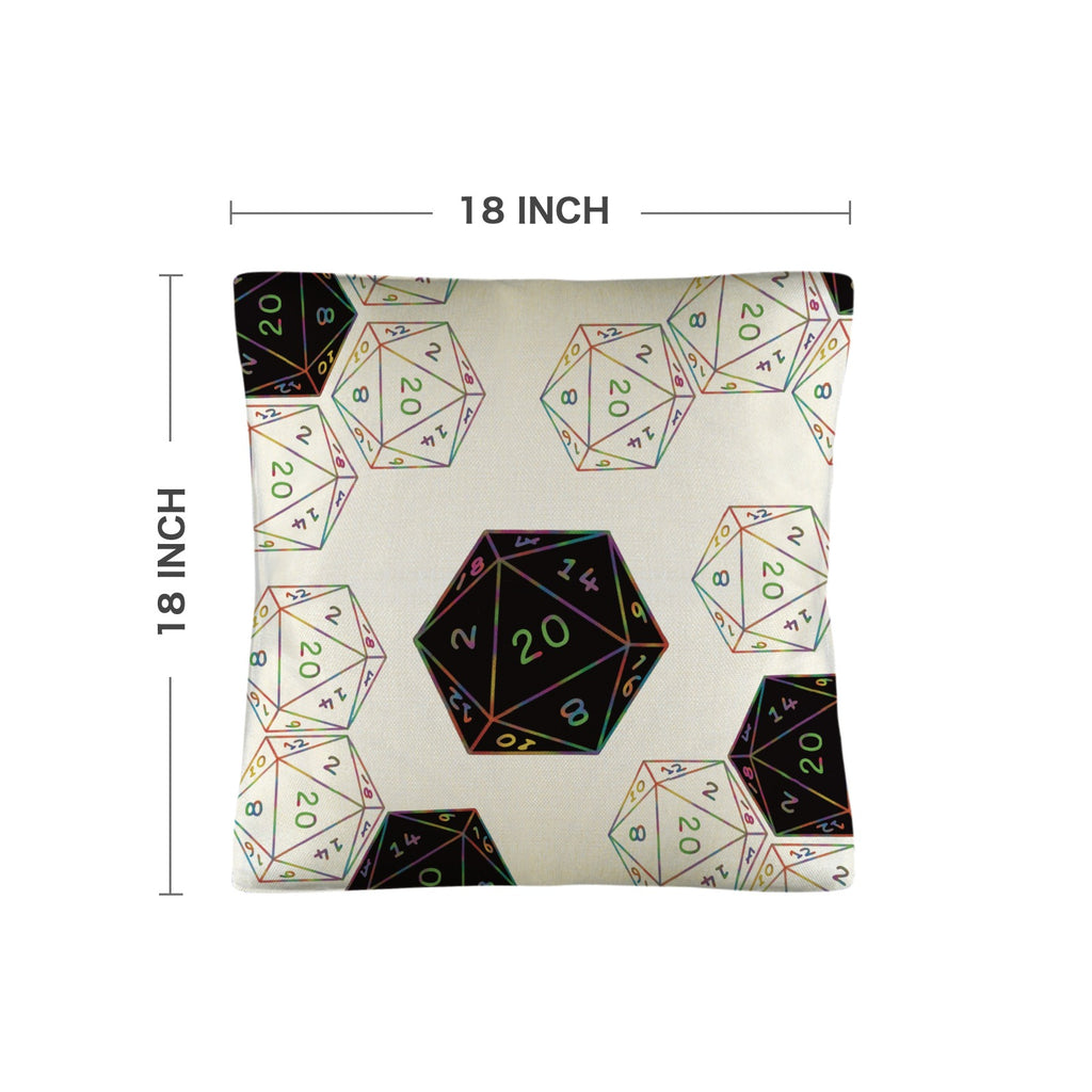 Take your case and roll the dice, Pillow