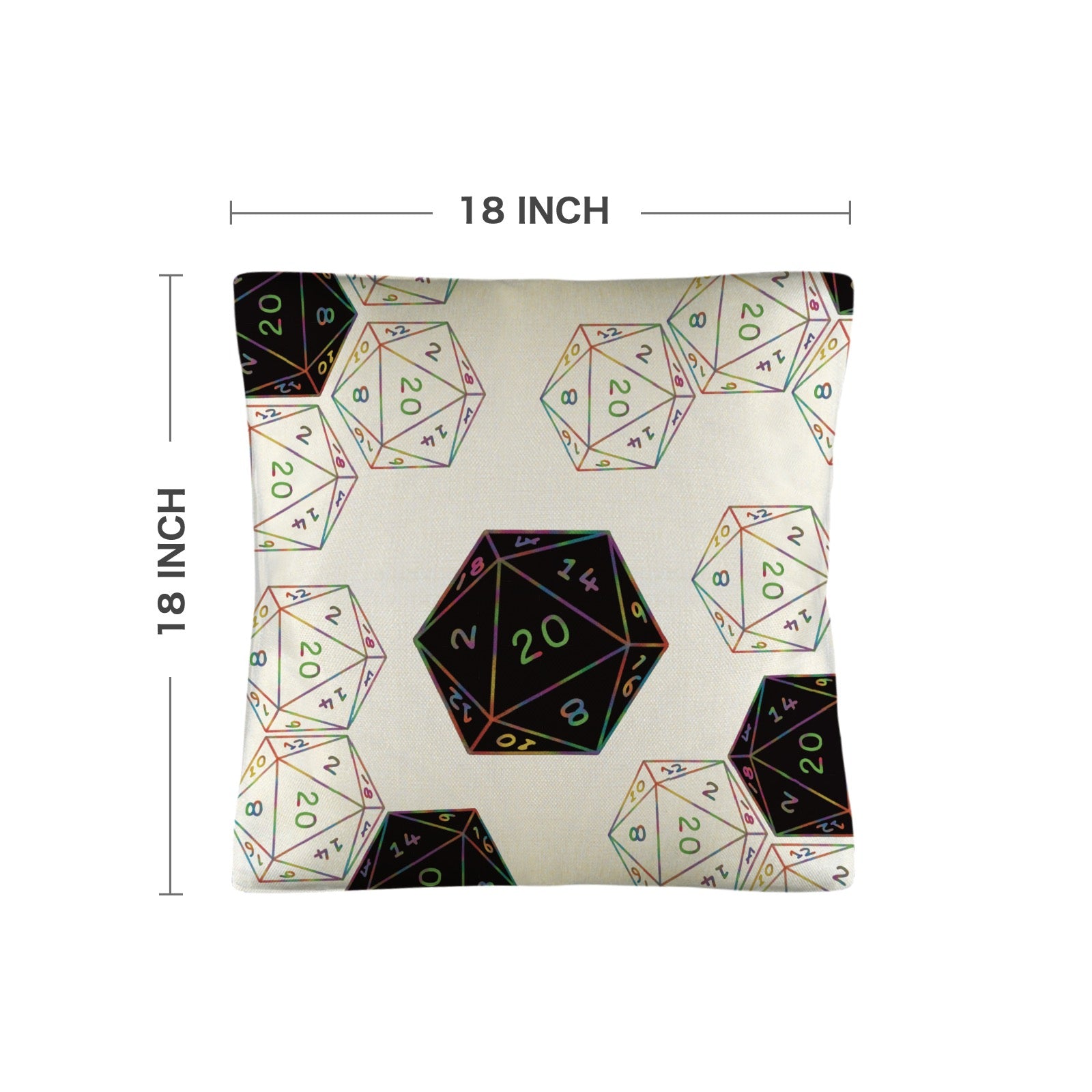 Take your case and roll the dice, Pillow