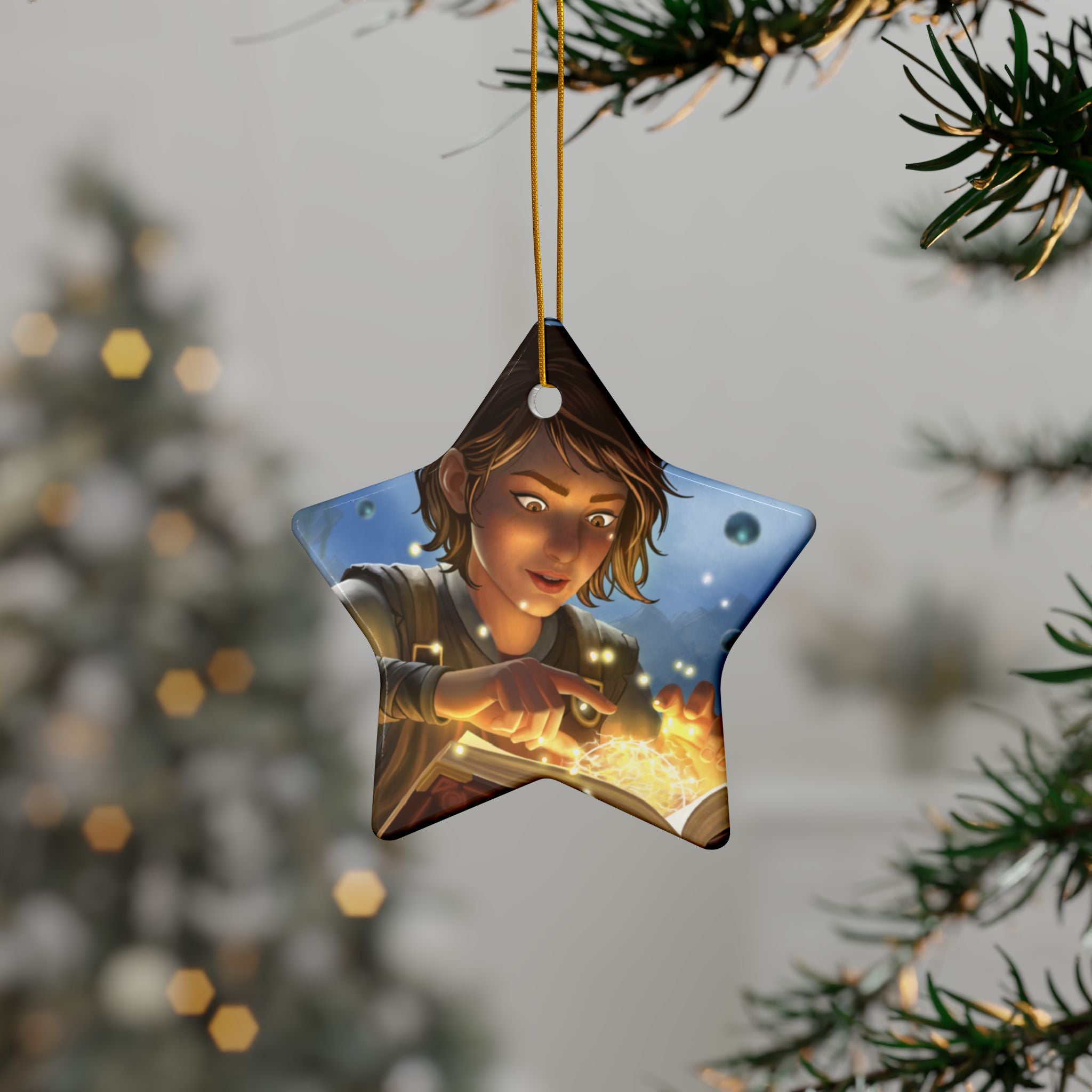 SpellCaster Ceramic Ornaments