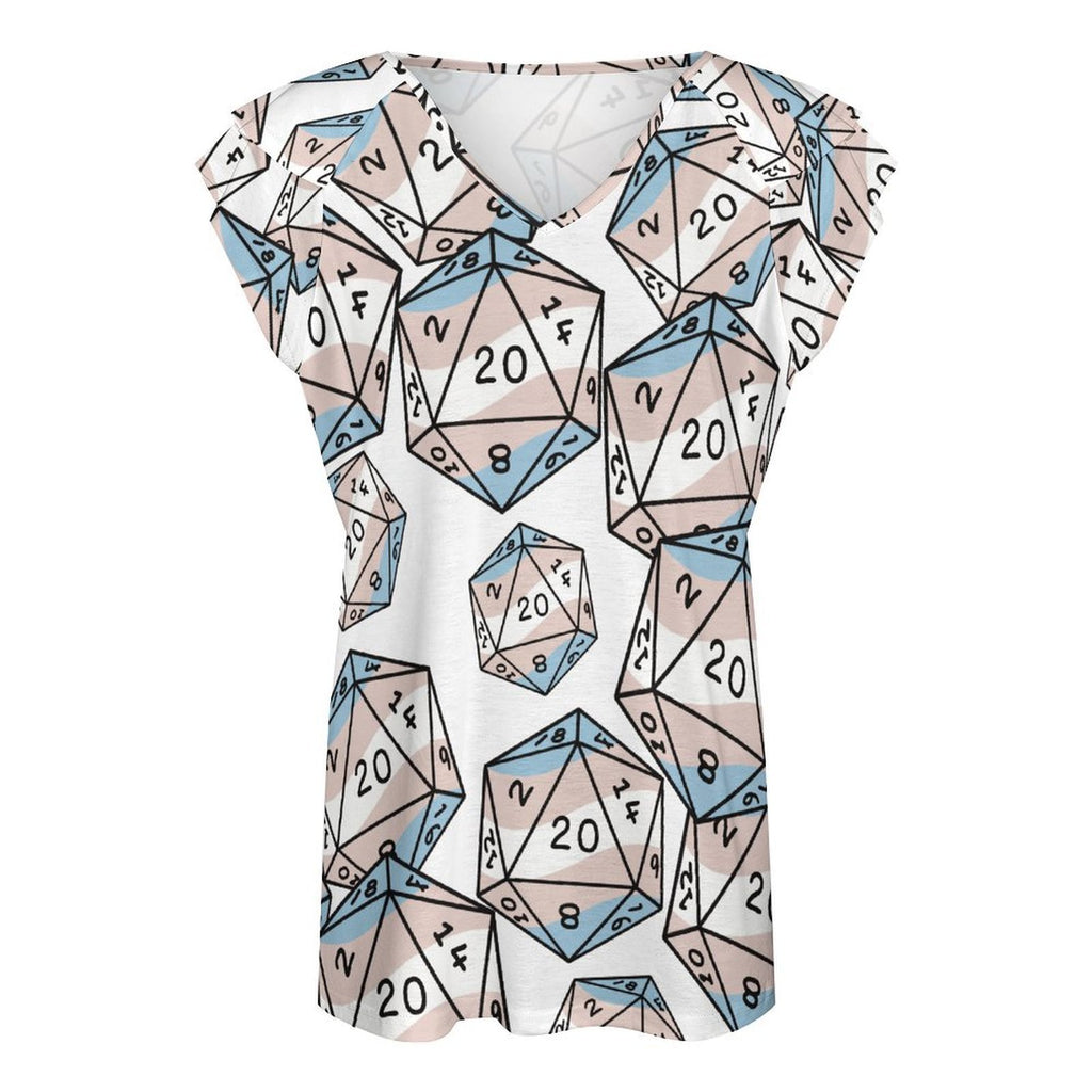 Pride Dice V Neck