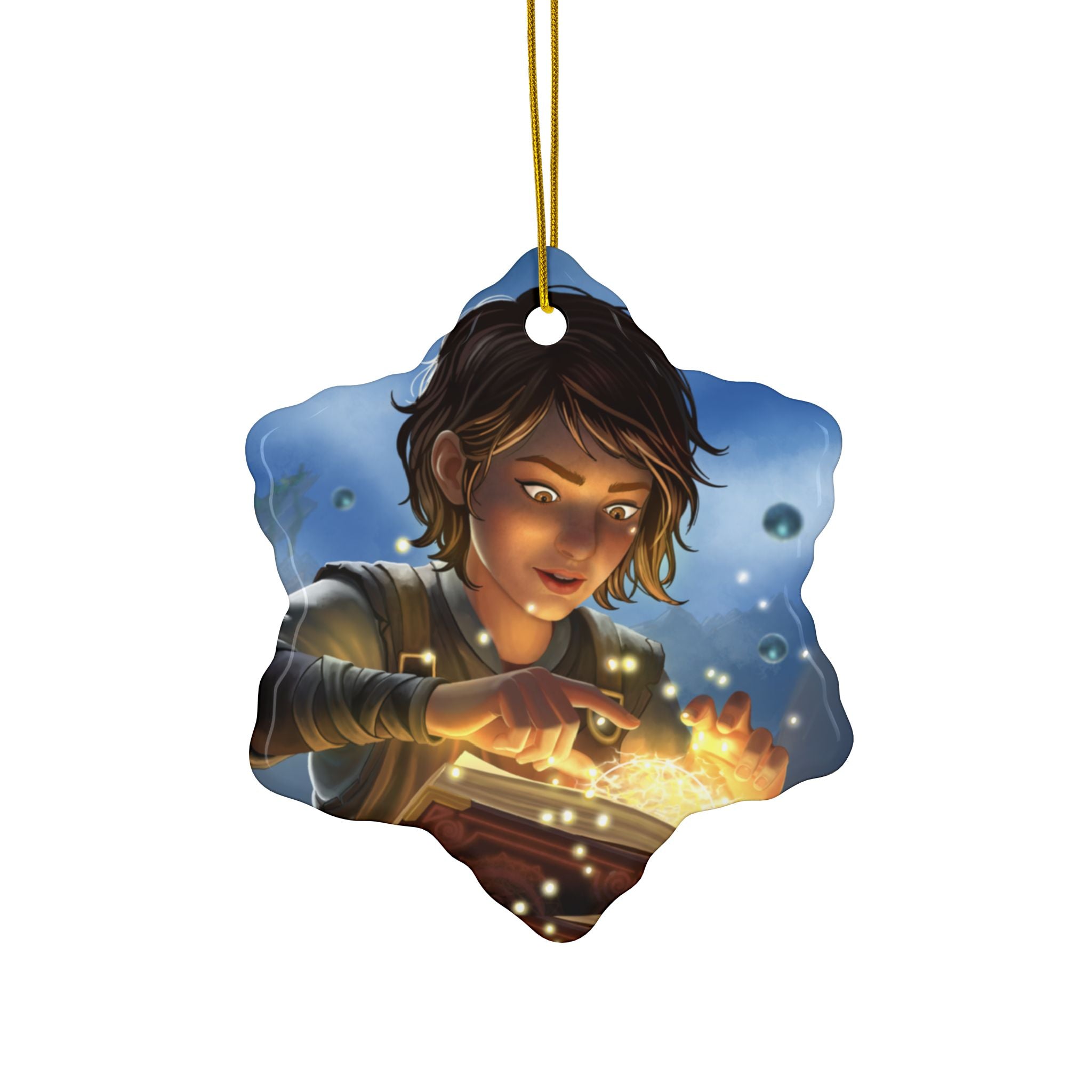 SpellCaster Ceramic Ornaments