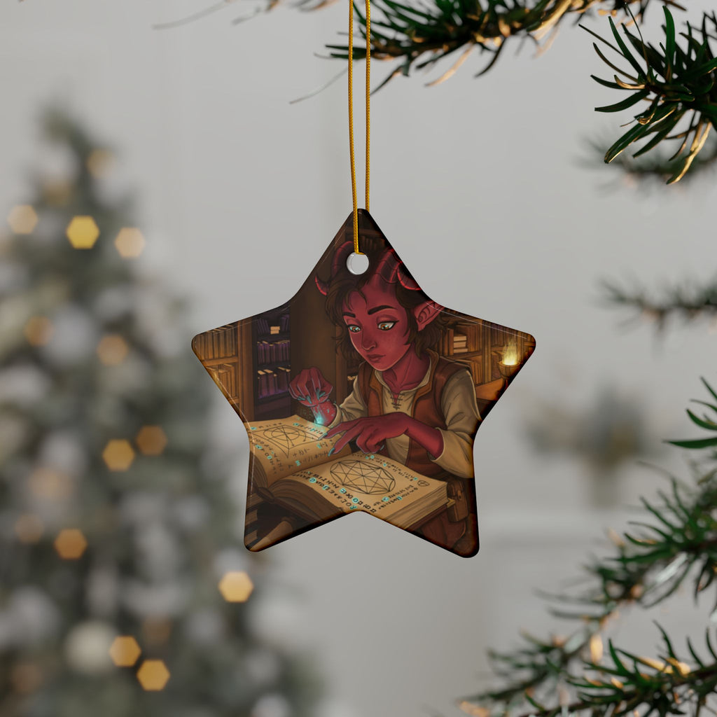Tiefling Ceramic Ornaments