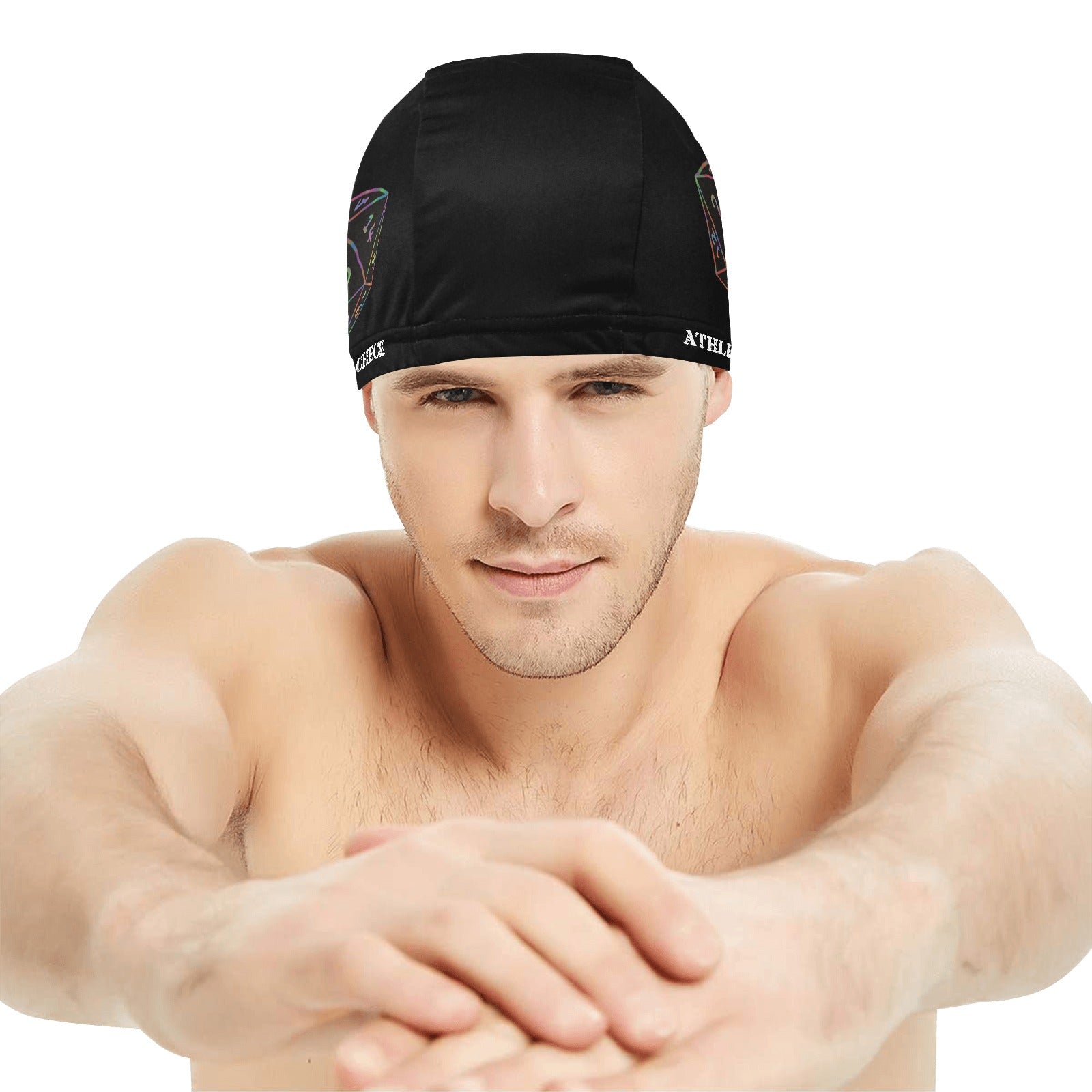 Athletics Check Swimming Cap - Roll for Speed
