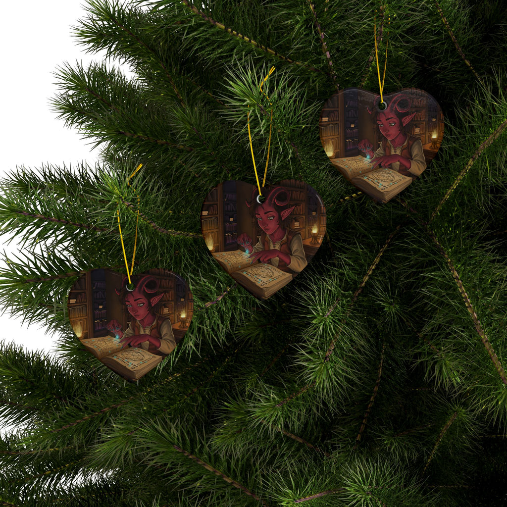 Tiefling Ceramic Ornaments