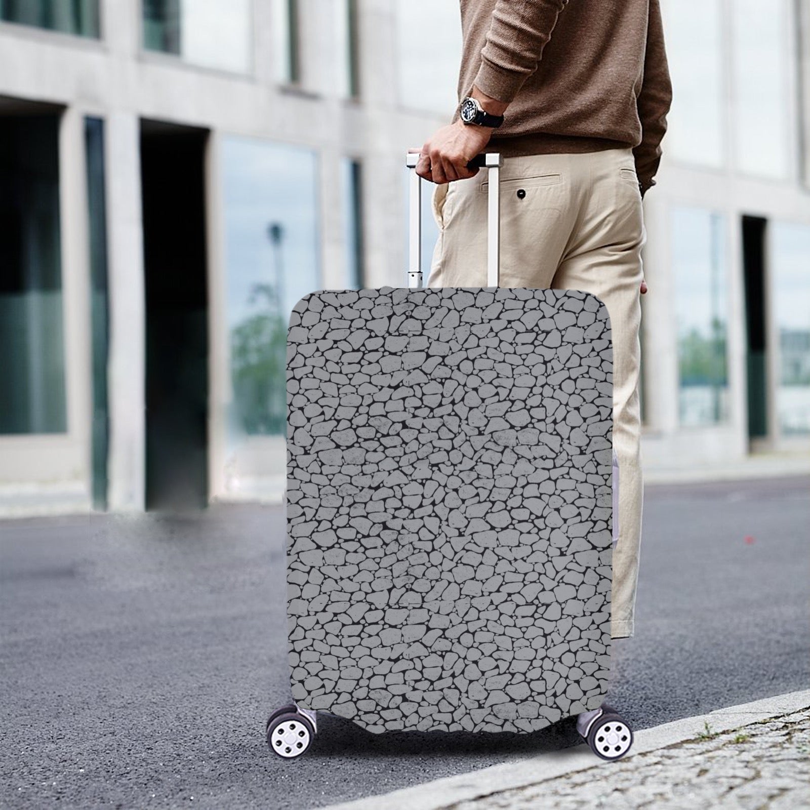 Cobblestone Luggage Cover