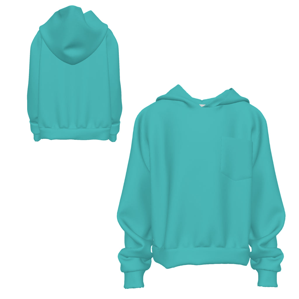 Elixir Teal Pocket Pullover
