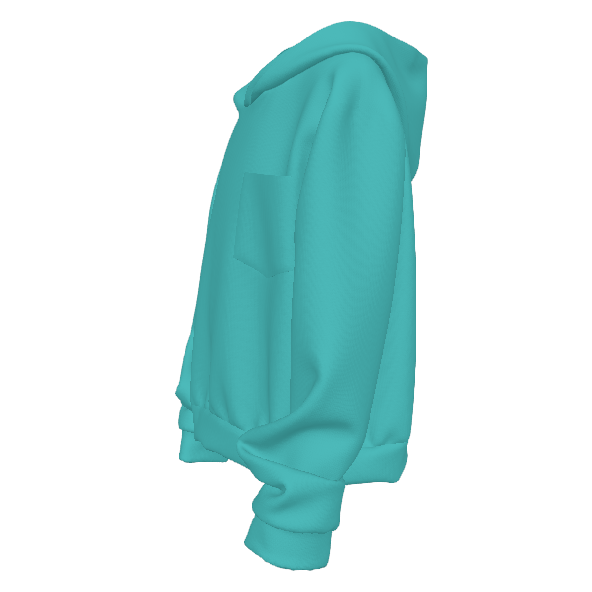 Elixir Teal Pocket Pullover