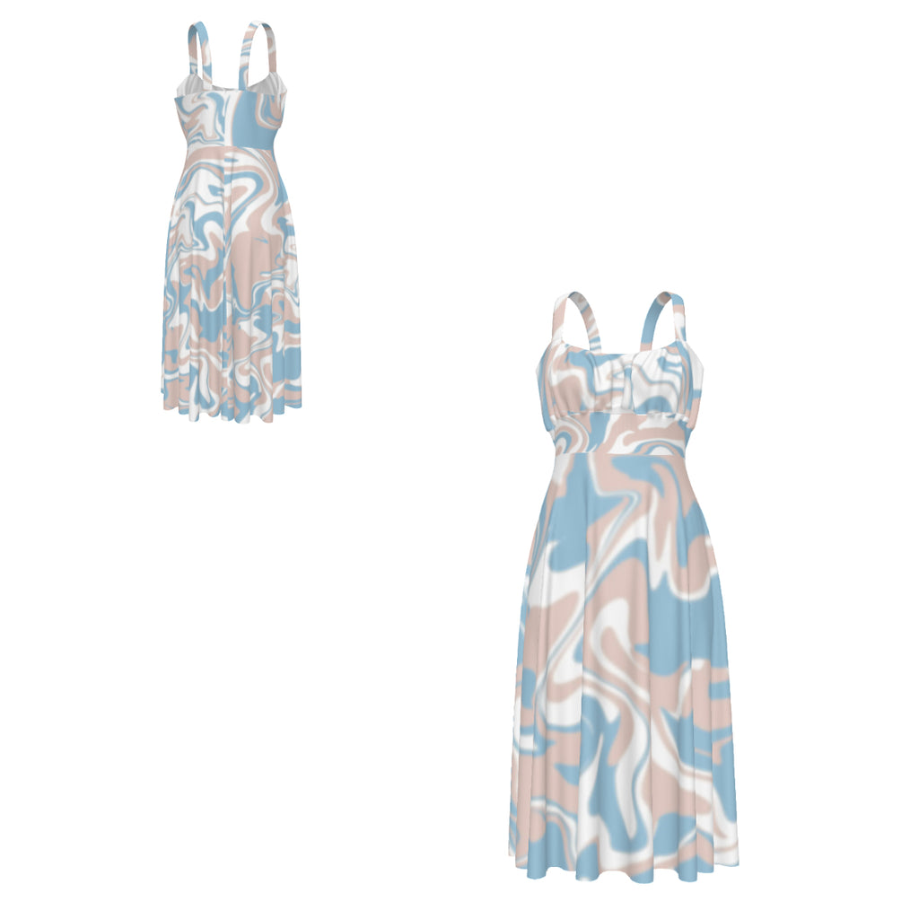 Spellbound Sky Marble Midi Dress