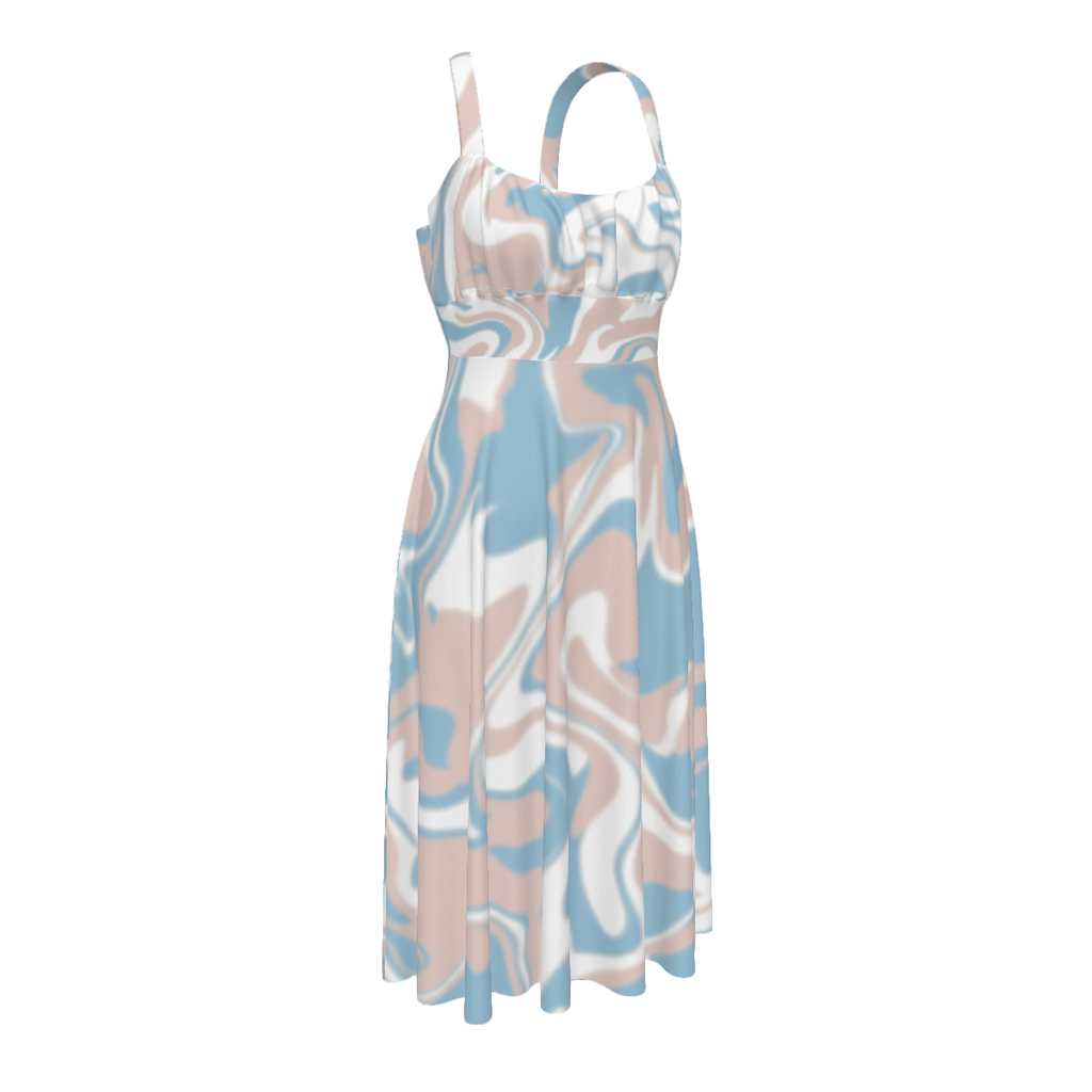 Spellbound Sky Marble Midi Dress