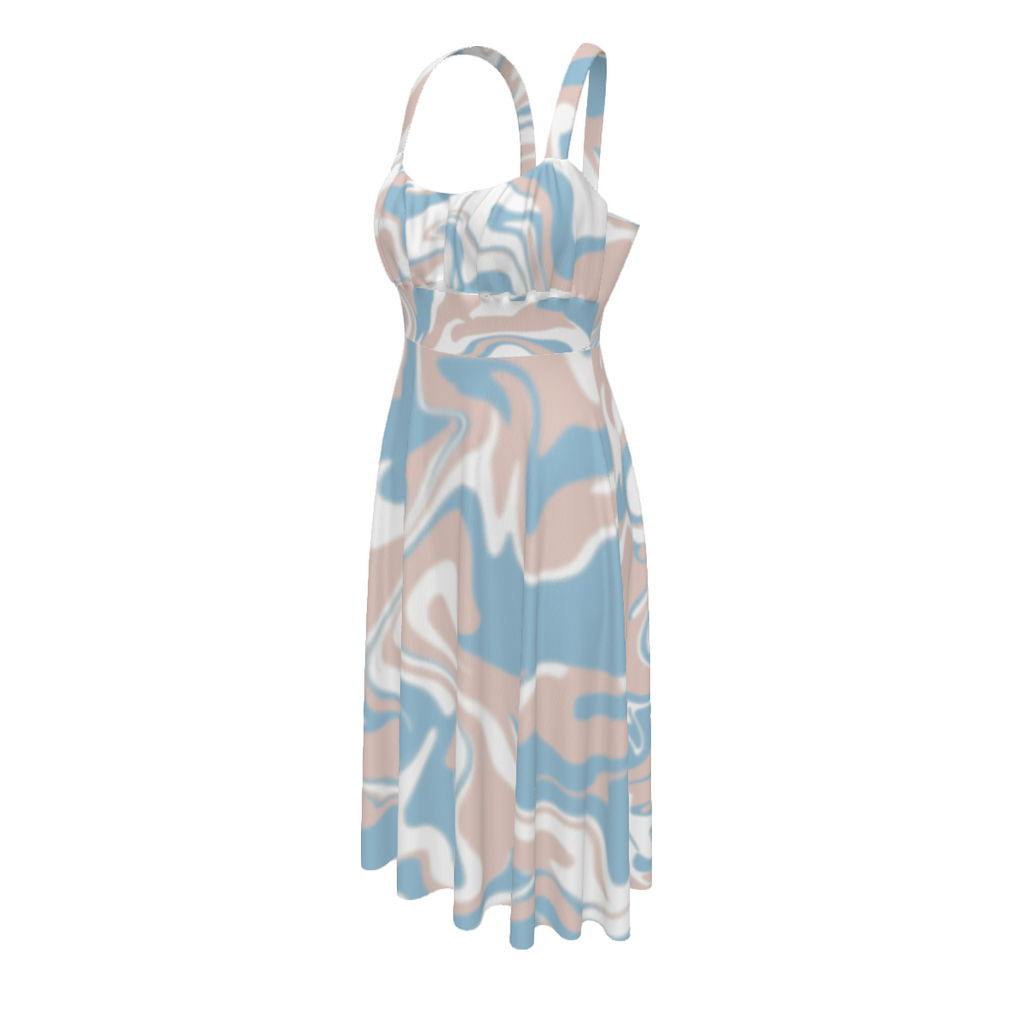 Spellbound Sky Marble Midi Dress