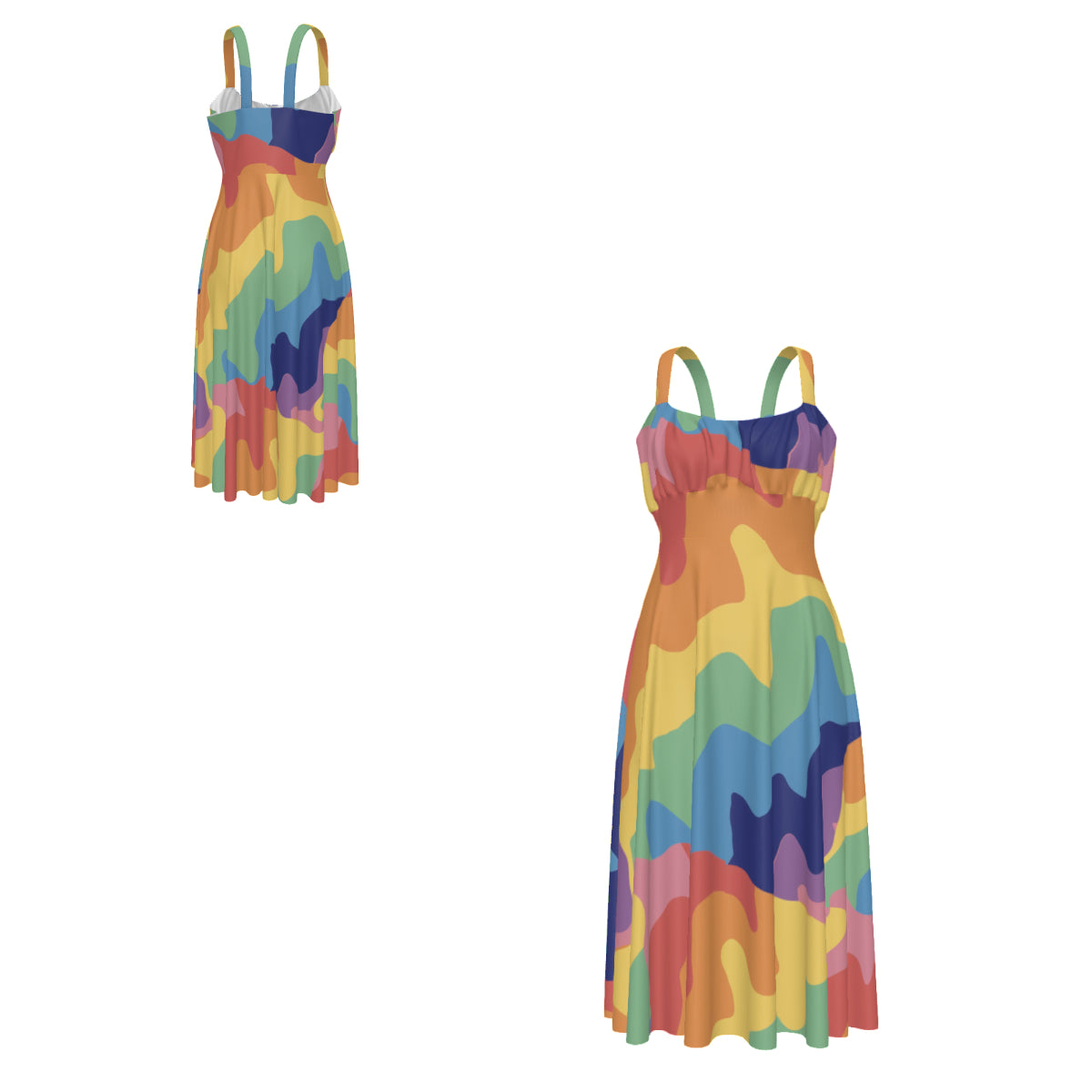Spellbound 2 Waves Pride Midi Dress