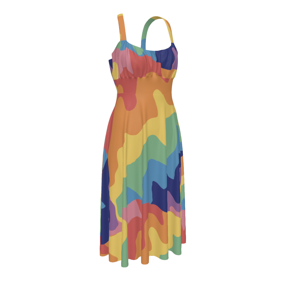 Spellbound 2 Waves Pride Midi Dress