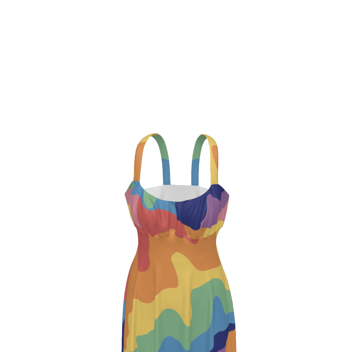Spellbound 2 Waves Pride Midi Dress