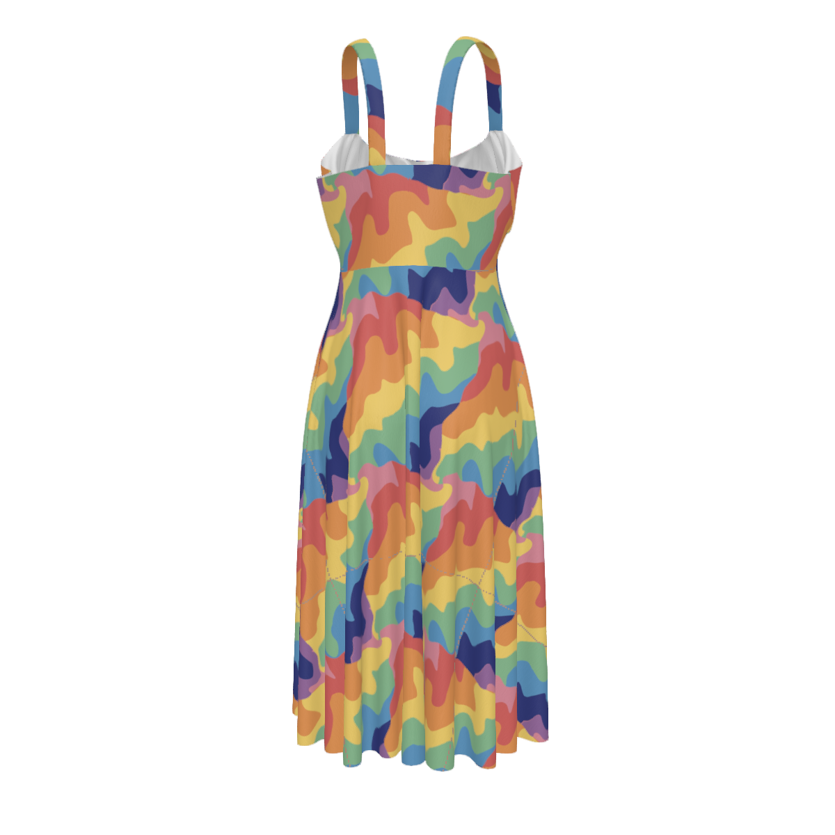 Spellbound Waves Pride Midi Dress