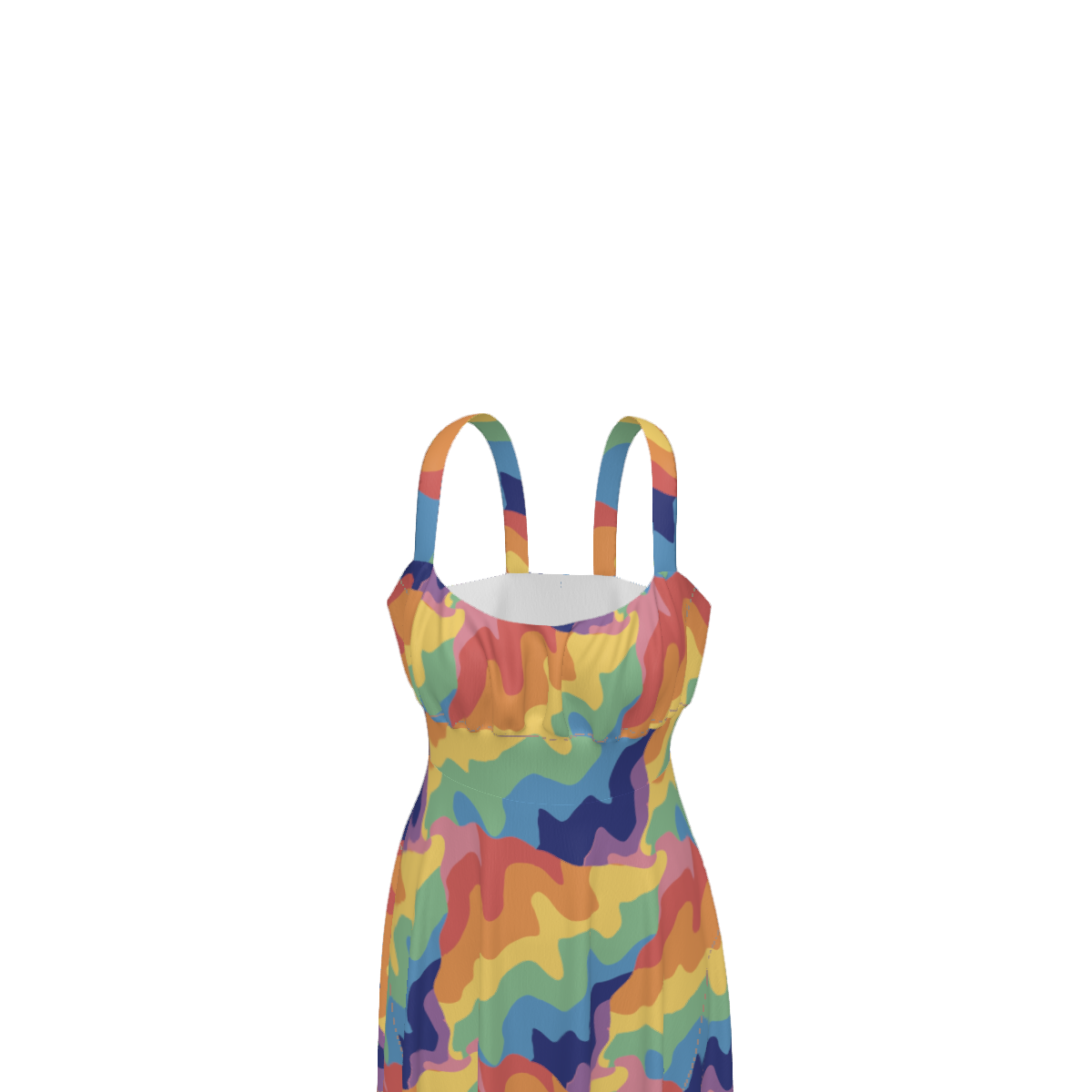 Spellbound Waves Pride Midi Dress