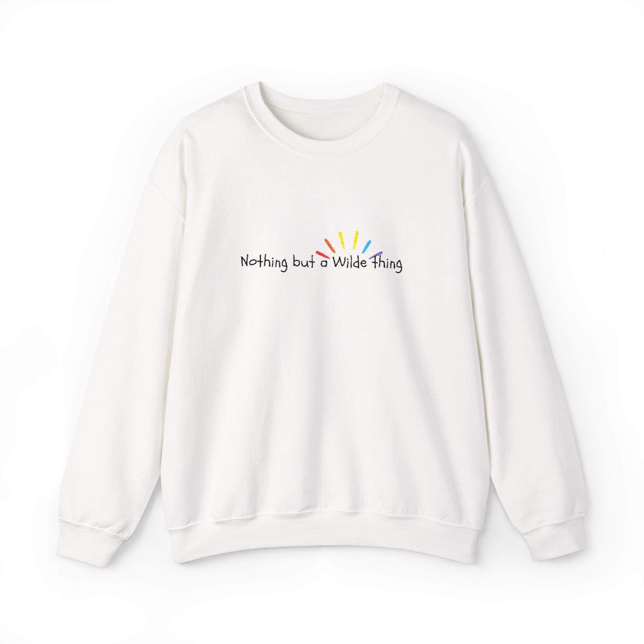 "Nothing but a Wilde Thing" Rainbow Script