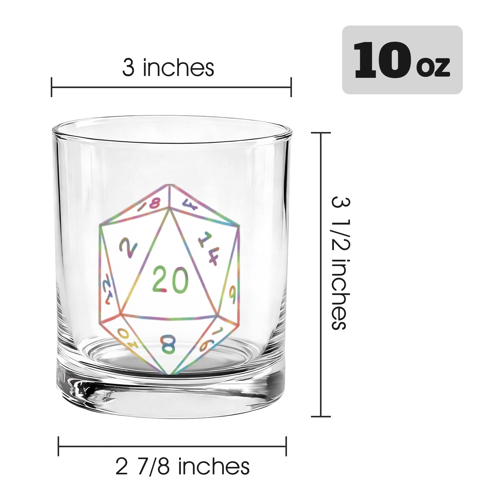 10oz Whiskey Glass