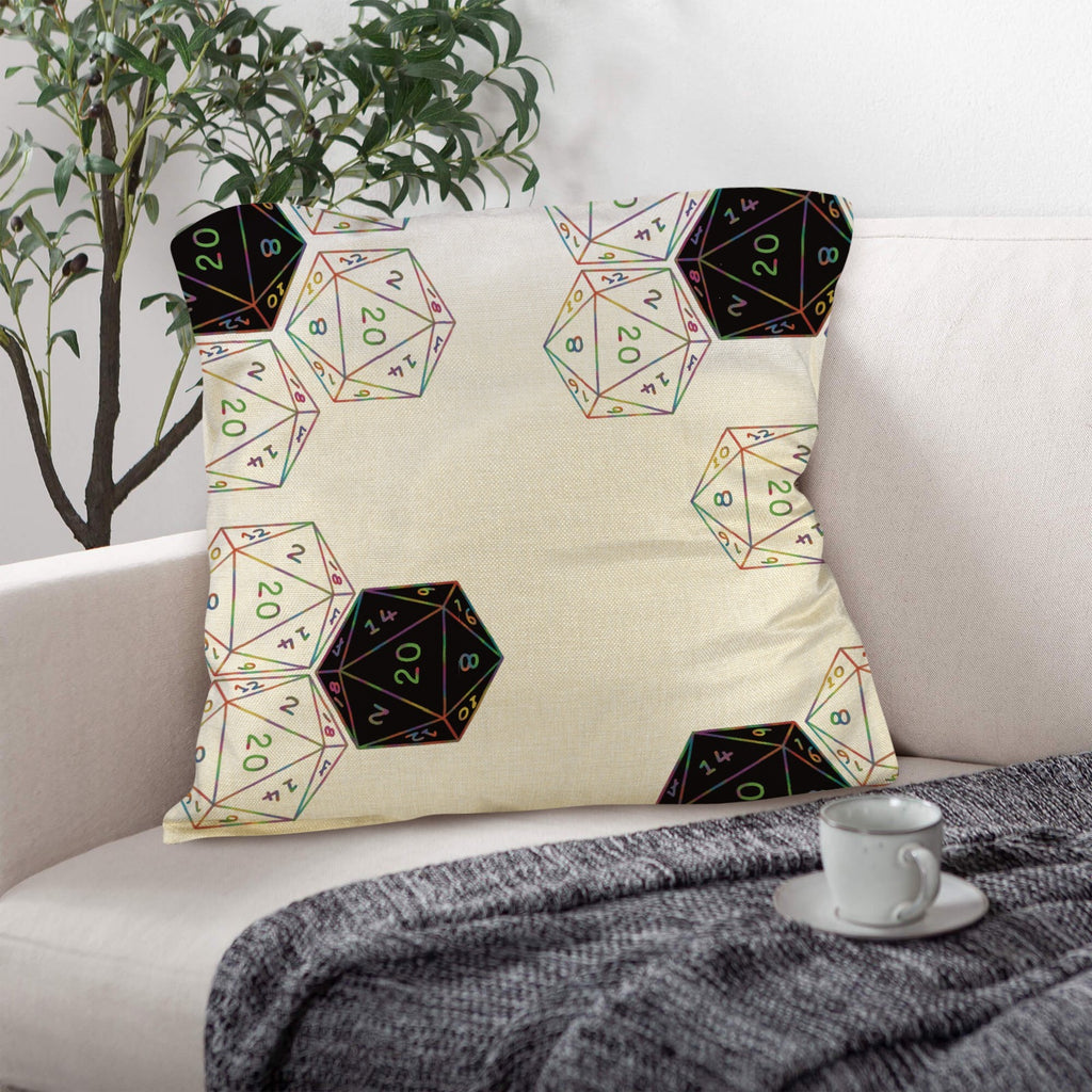 Take your case and roll the dice, Pillow