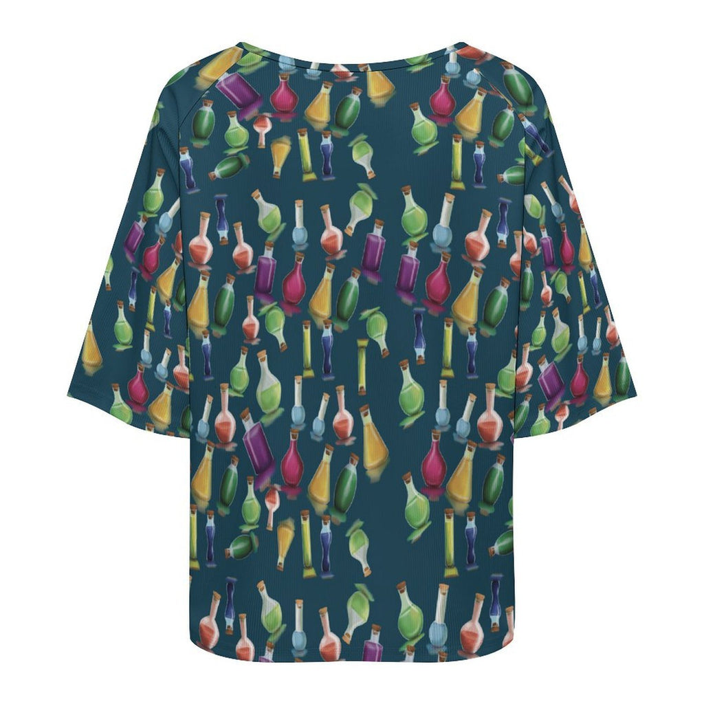 Loose Off-Shoulder T-Shirt