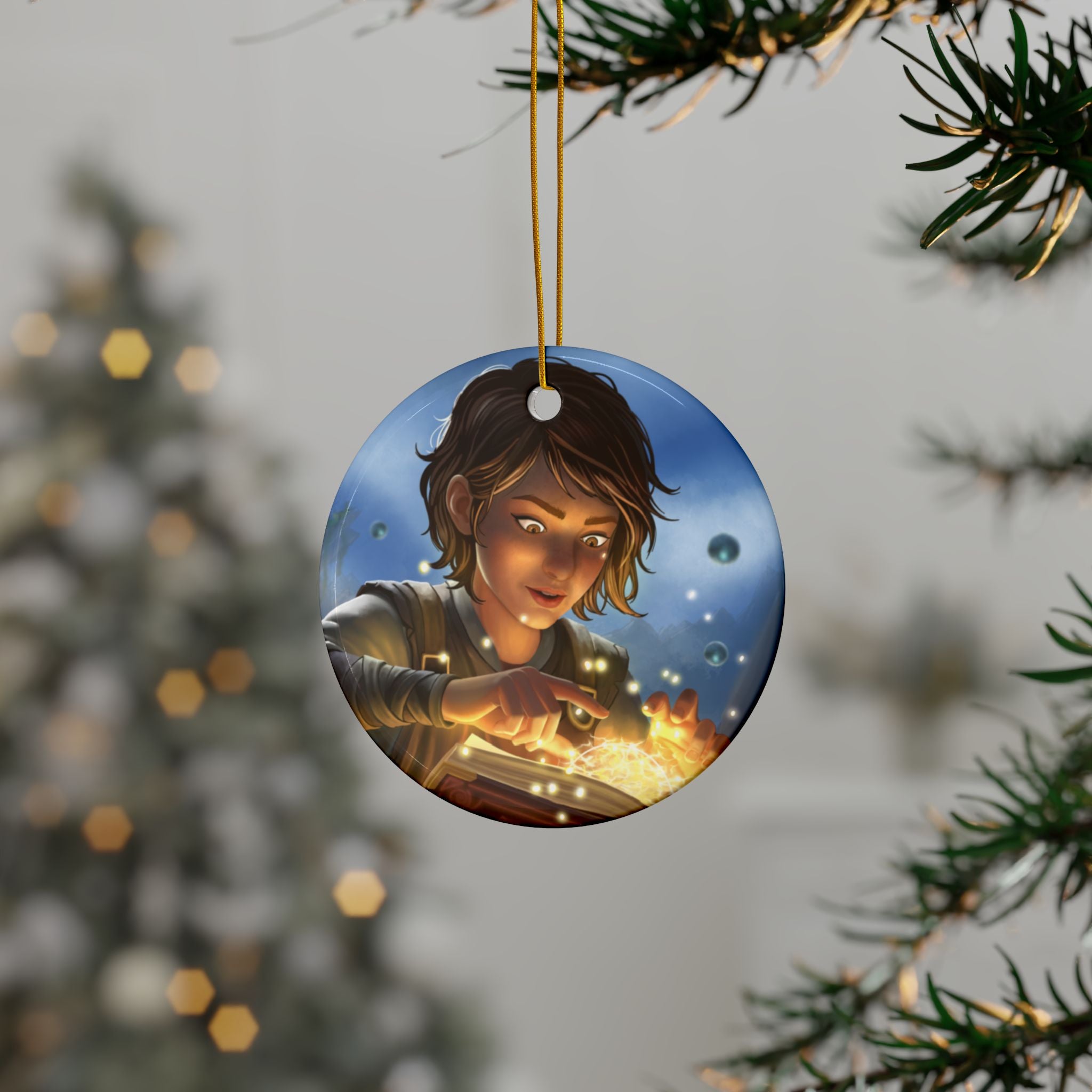 SpellCaster Ceramic Ornaments
