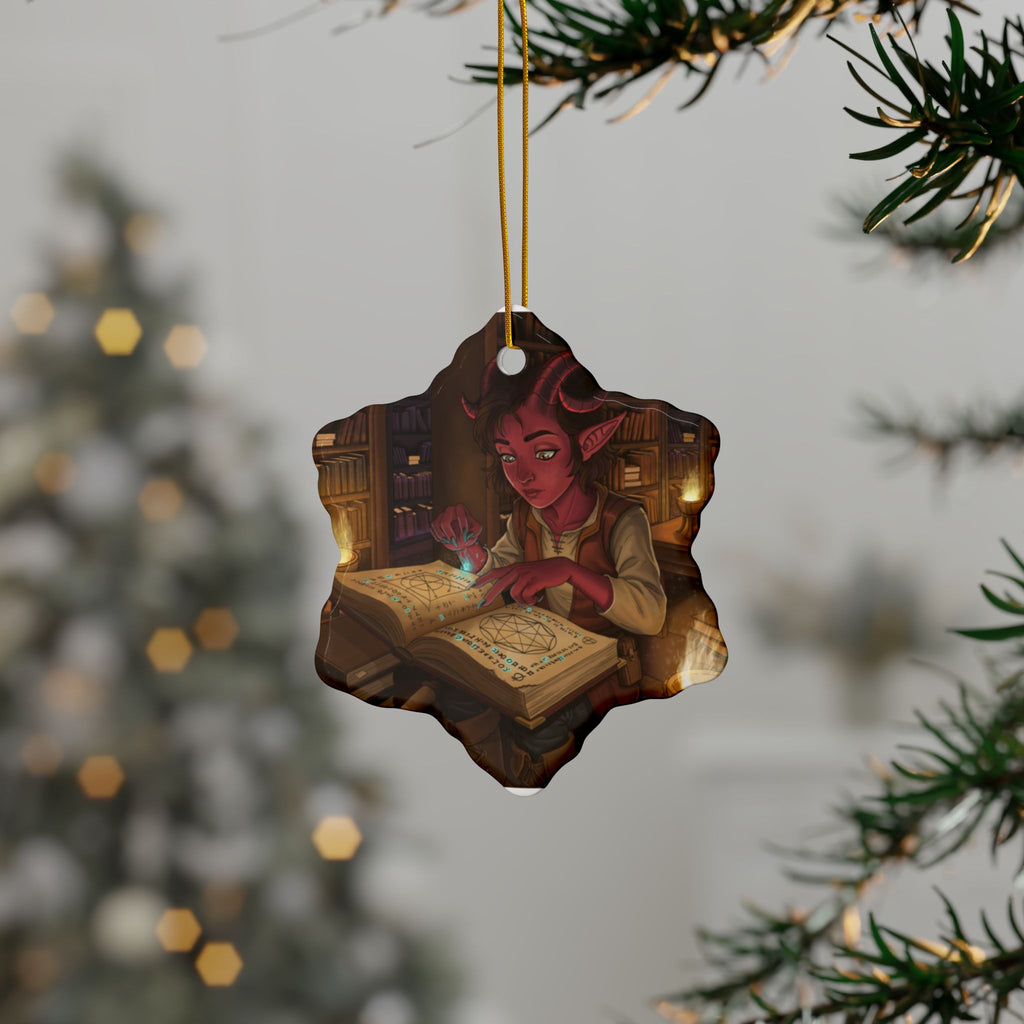Tiefling Ceramic Ornaments