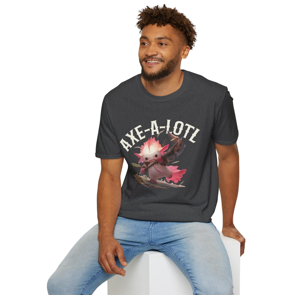 Axe-A-Lotl Funny Axolotl D&D T-Shirt
