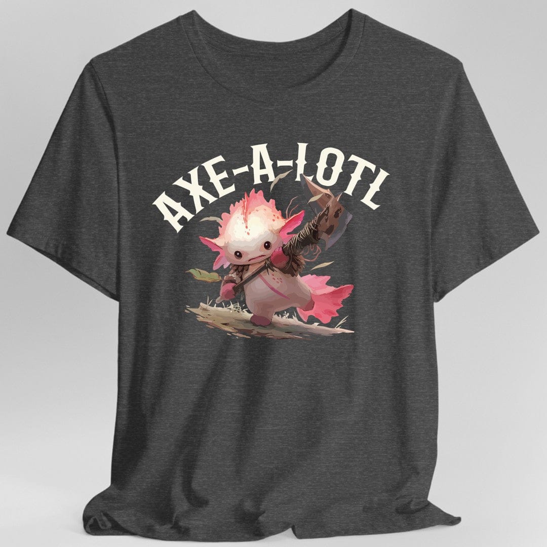 Axe-A-Lotl Funny Axolotl D&D T-Shirt