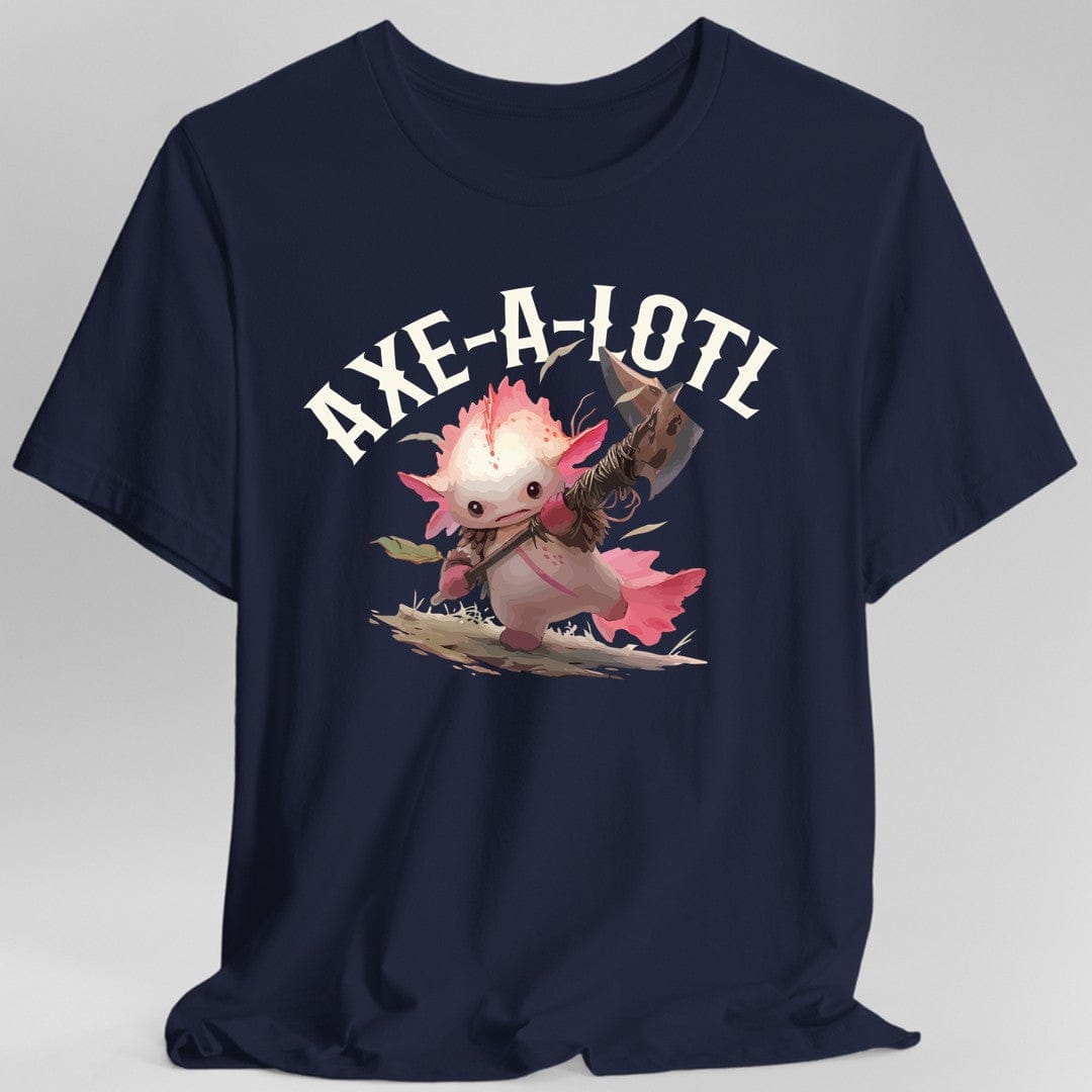 Axe-A-Lotl Funny Axolotl D&D T-Shirt