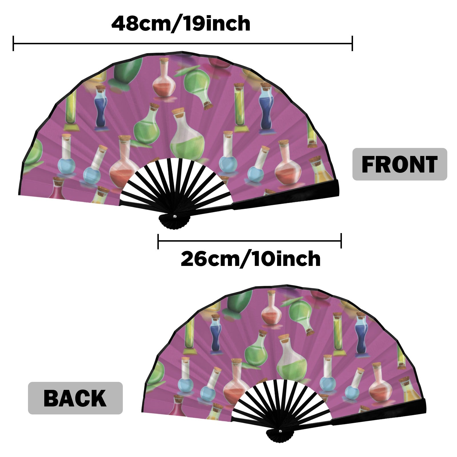 Arcane Apothecary Folding Fan