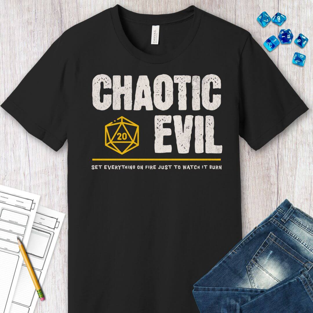 Chaotic Evil Shirt - D&D Alignment T-shirt