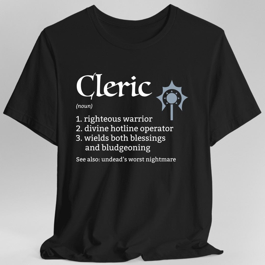 Cleric Class Definition D&D T-Shirt