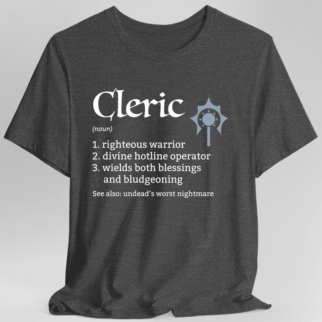 Cleric Class Definition D&D T-Shirt
