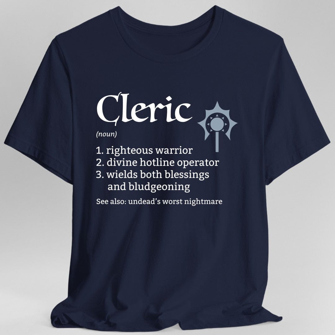Cleric Class Definition D&D T-Shirt
