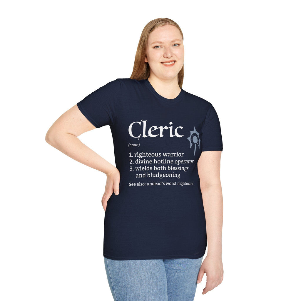 Cleric Class Definition D&D T-Shirt